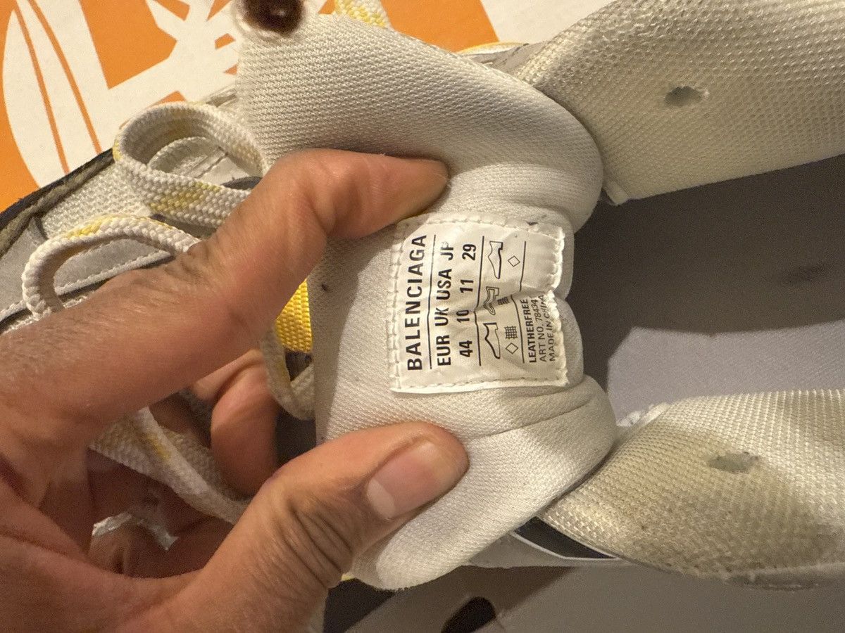 Balenciaga CARGO SNEAKERS - GREY/ WHITE/ YELLOW Size US 11 / EU 44 - 11 Thumbnail