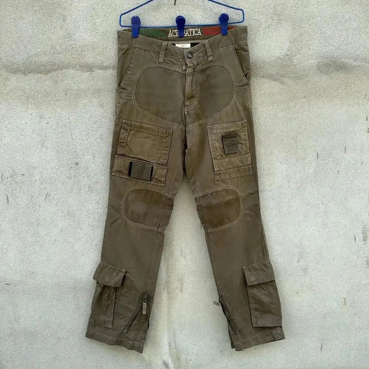 Aeronautica Militare 💥 STEALS 💥 AERONAUTICA MILITARE TROUSERS MULTIPOCKET CARGO Size US 32 / EU 48 - 1 Thumbnail