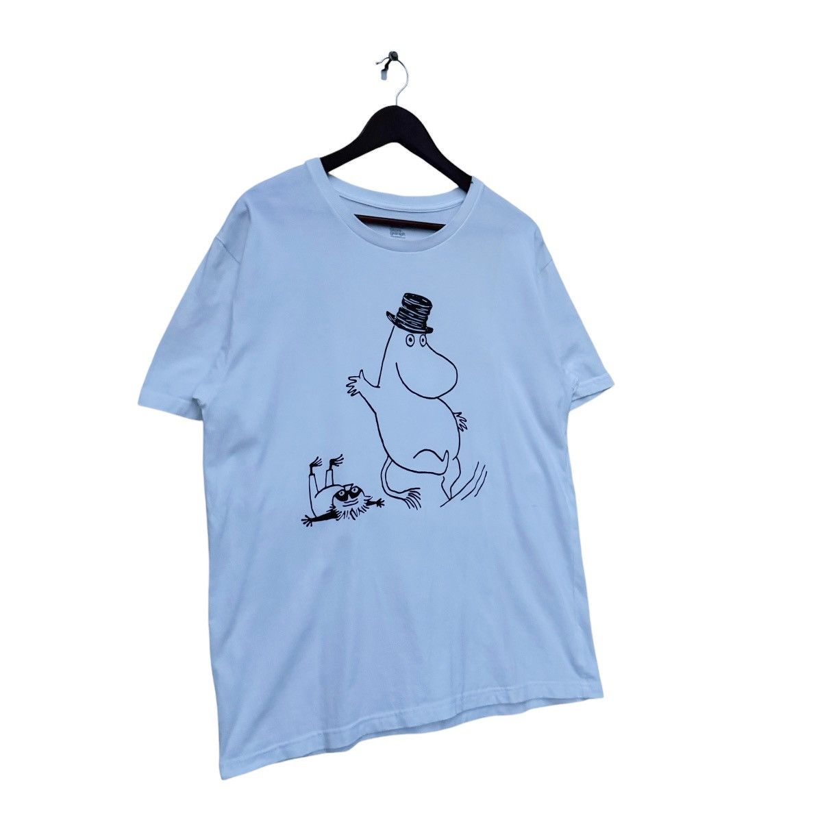 Cartoon Network × Japanese Brand Moomin Character Graniph Tee Size US M / EU 48-50 / 2 - 2 Thumbnail