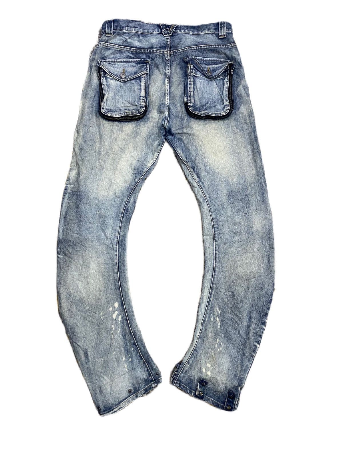 Japanese Brand × Junya Watanabe × PPFM CURVE ARCHIVE JAPAN BRAND PPFM DISTRESS JEANS Size US 33 - 5 Thumbnail