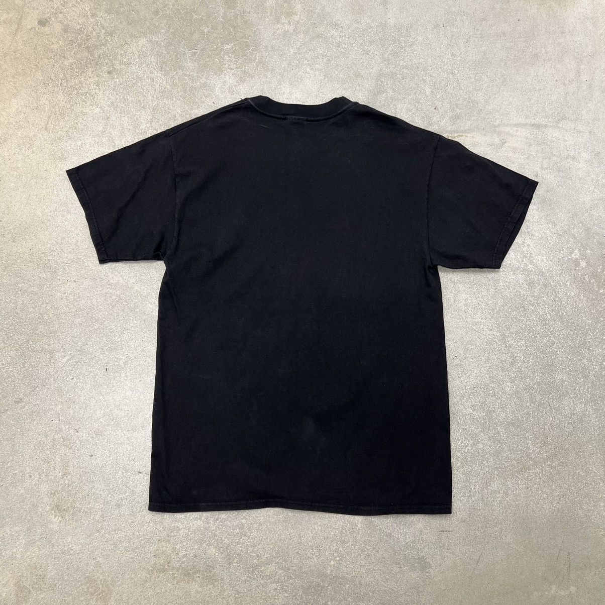 Vintage Vintage 90s Black Abstract Art Tee Size US L / EU 52-54 / 3 - 4 Thumbnail