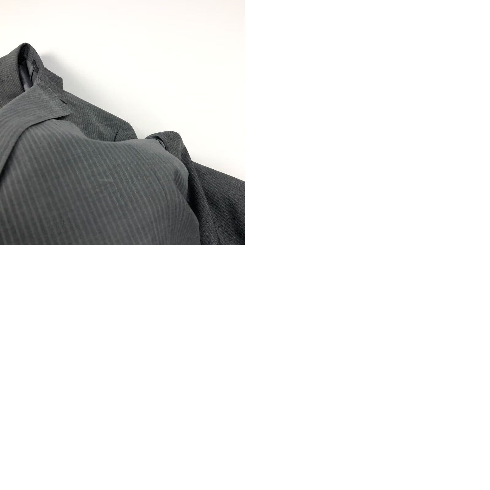 Hugo Boss Hugo Boss 42L Paolini Movio Sport Coat - Gray - Striped - One Piece Size US S / EU 44-46 / 1 - 12 Thumbnail