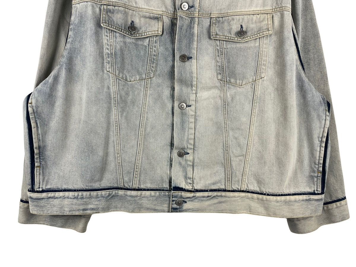 Maison Margiela Maison Margiela Collarless Oversized Denim Jacket Size US S / EU 44-46 / 1 - 4 Thumbnail