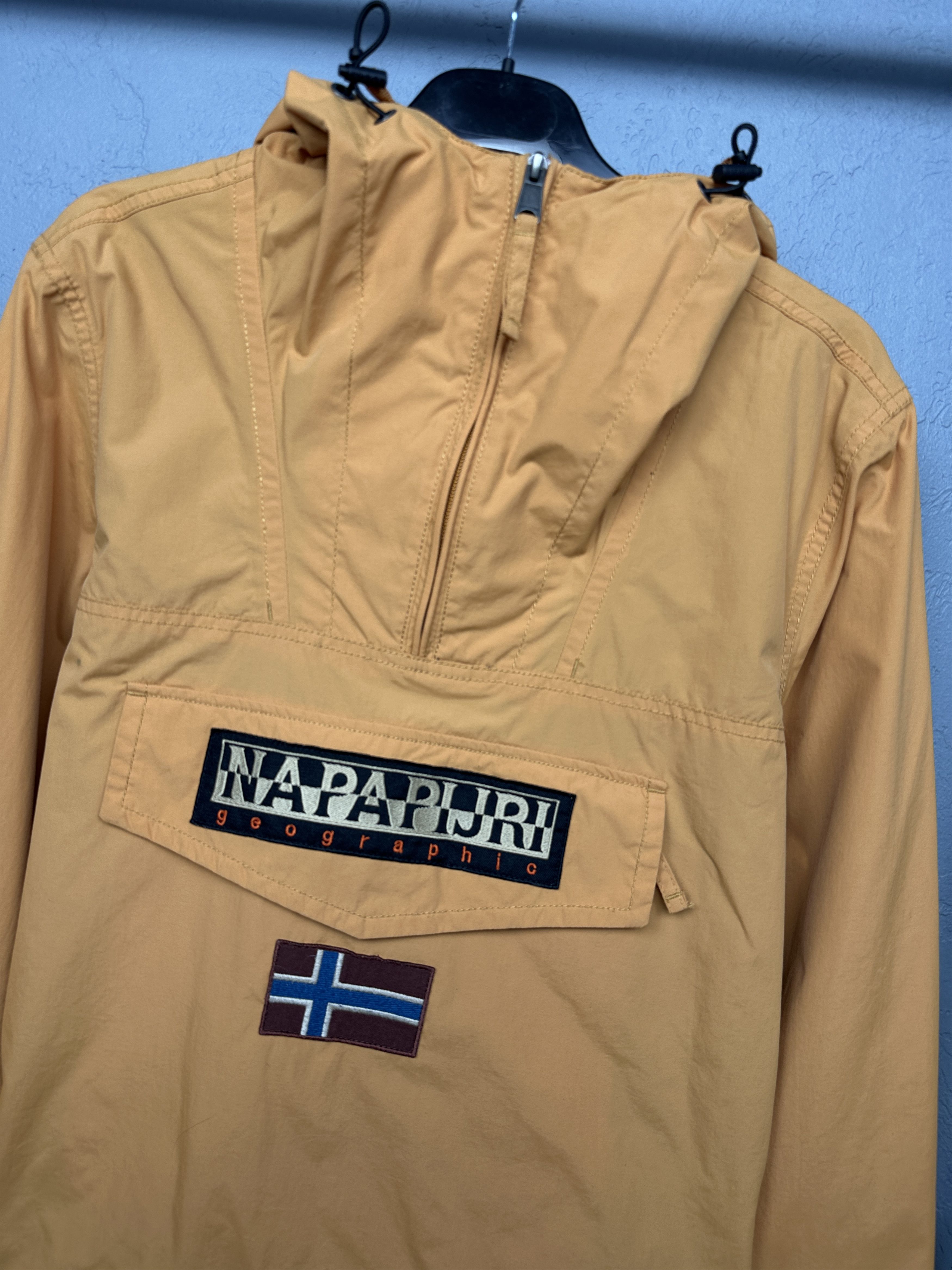 Napapijri Napapijri Rainforest Summer Mens Nylon Anorak Jacket Size US M / EU 48-50 / 2 - 2 Thumbnail