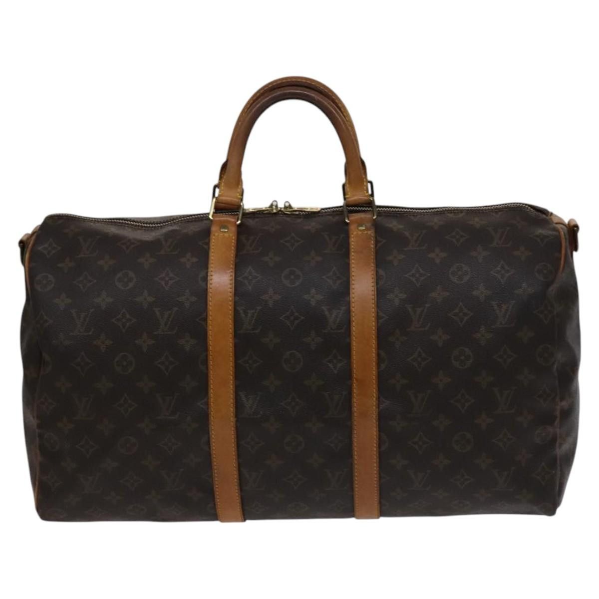 Louis Vuitton Keepall 50 Brown Canvas Travel Bag (Pre-Owned) Size ONE SIZE - 1 Thumbnail