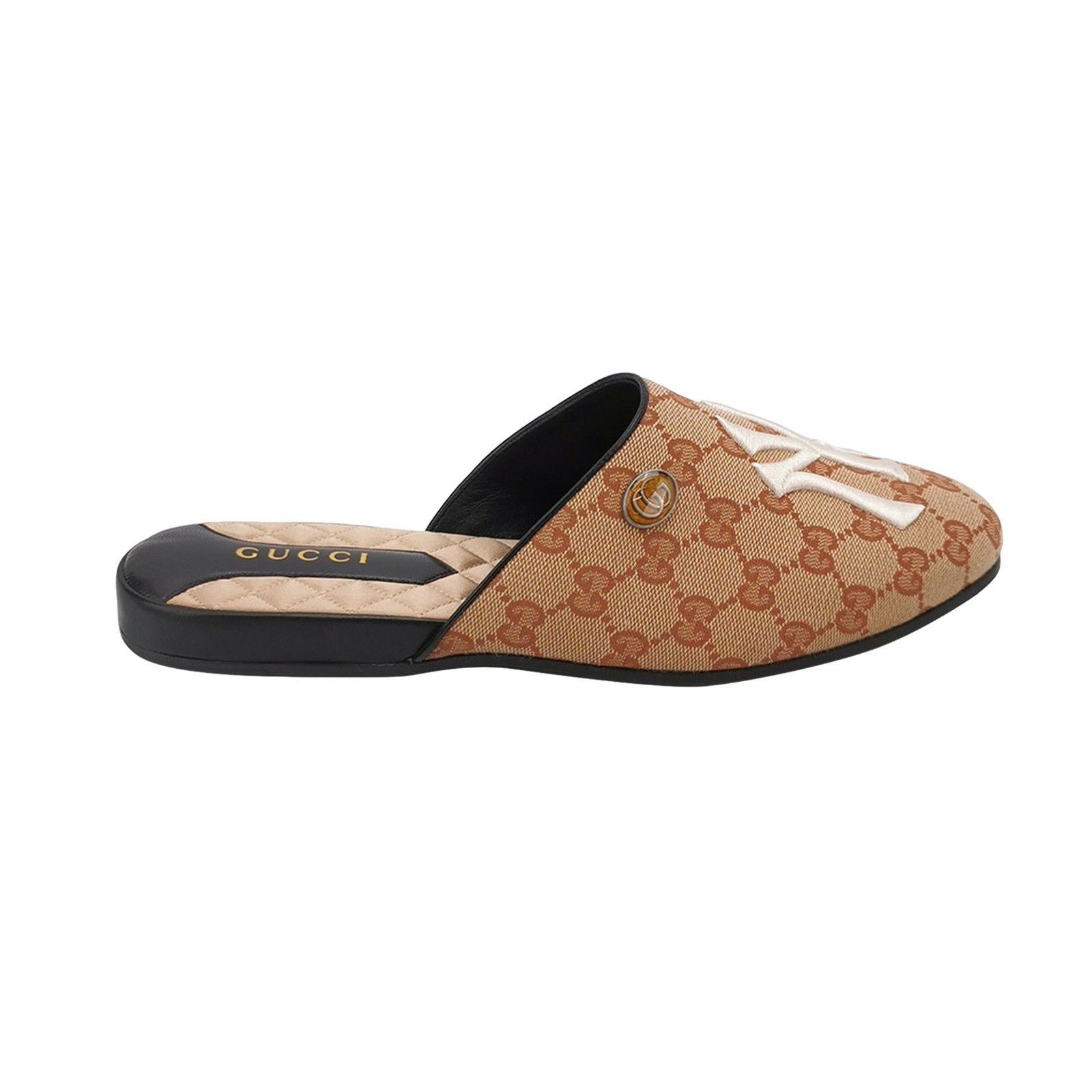 Gucci Gucci x MLB NY Yankees GG Canvas Slippers 41 Size US 8 / EU 41 - 1 Thumbnail