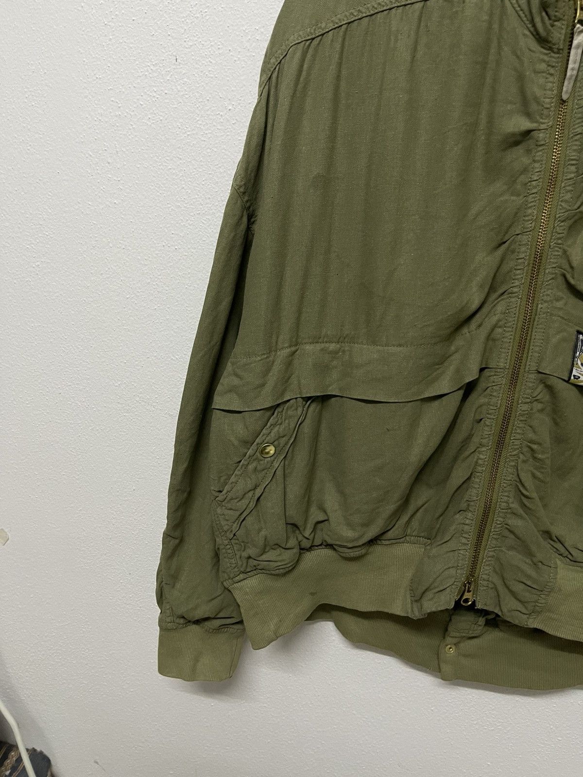 Issey Miyake 🐐90s ISSEY MIYAKE BAT WING BOMBER JACKET OLIVE GREEN Size US M / EU 48-50 / 2 - 4 Thumbnail