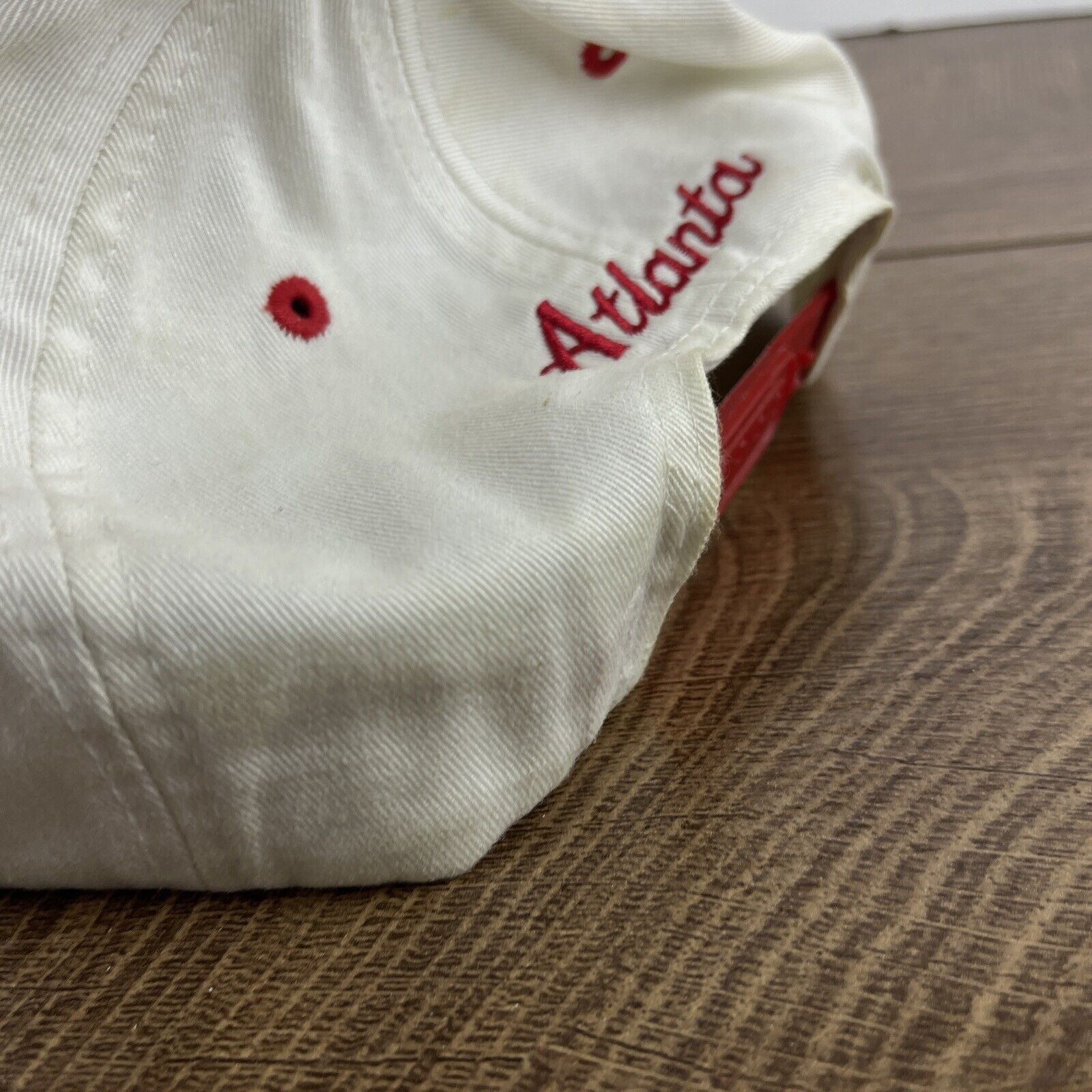 Other Atlanta Hat Atlanta White Hat Snapback Red Adjustable Hat Ad Size ONE SIZE - 9 Thumbnail
