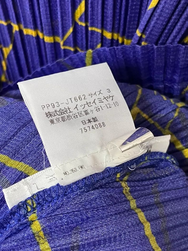 Issey Miyake Issey Miyake size:3 Blue-purple pleated short-sleeved shir Size S / US 4 / IT 40 - 4 Thumbnail