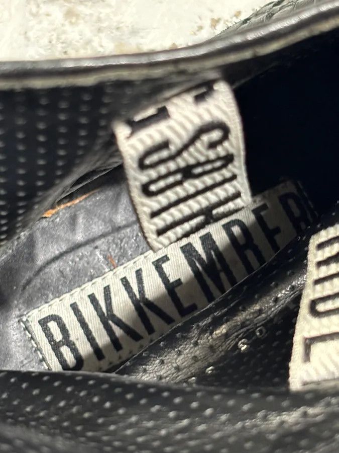 Dirk Bikkembergs Bikkembergs Black Woven Leather Interlocking Ankle Boot Size US 8 / IT 38 - 12 Thumbnail