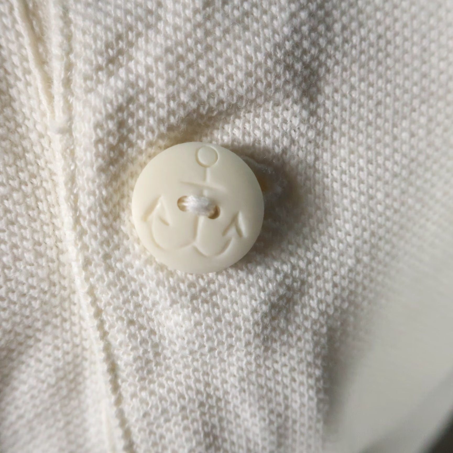 Polo Ralph Lauren Ralph Lauren Polo Shirt Large Mens Solid White Anchor Buttons Embroidered Crest Size US XL / EU 56 / 4 - 5 Thumbnail
