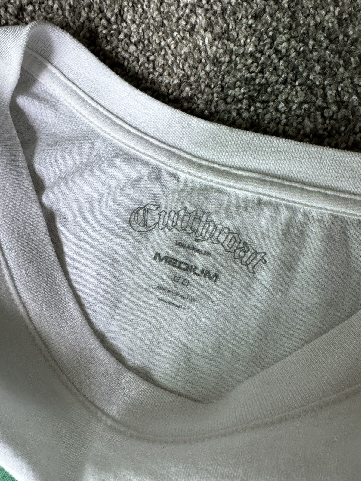 Designer Cutthroat Movers White Tee Size US M / EU 48-50 / 2 - 3 Thumbnail