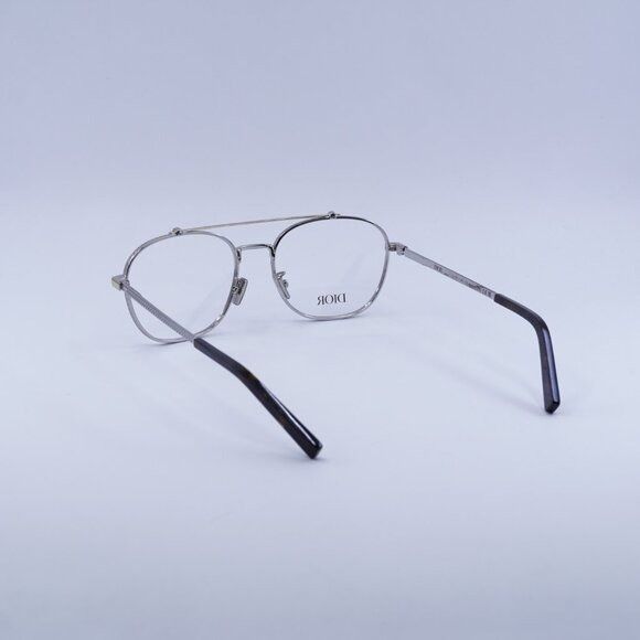 Dior New Dior CD DIAMONDO R2U F200 Eyeglasses - Silver/Gold Frame Size ONE SIZE - 9 Thumbnail