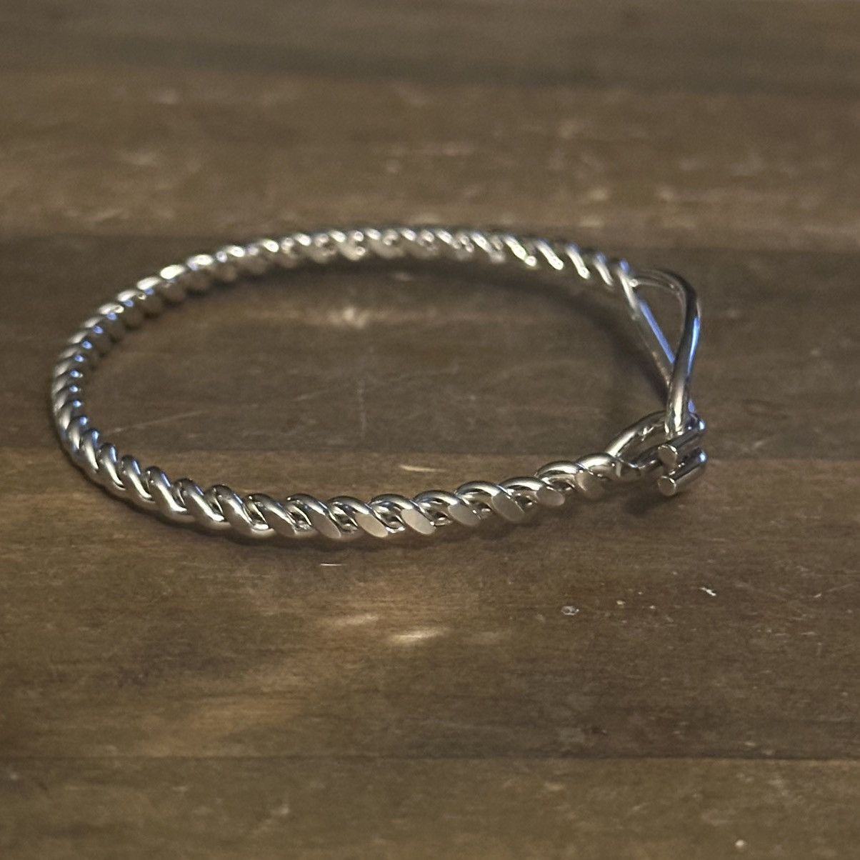Other Stainless steel hook and eye rope bangle bracelet Size ONE SIZE - 4 Thumbnail