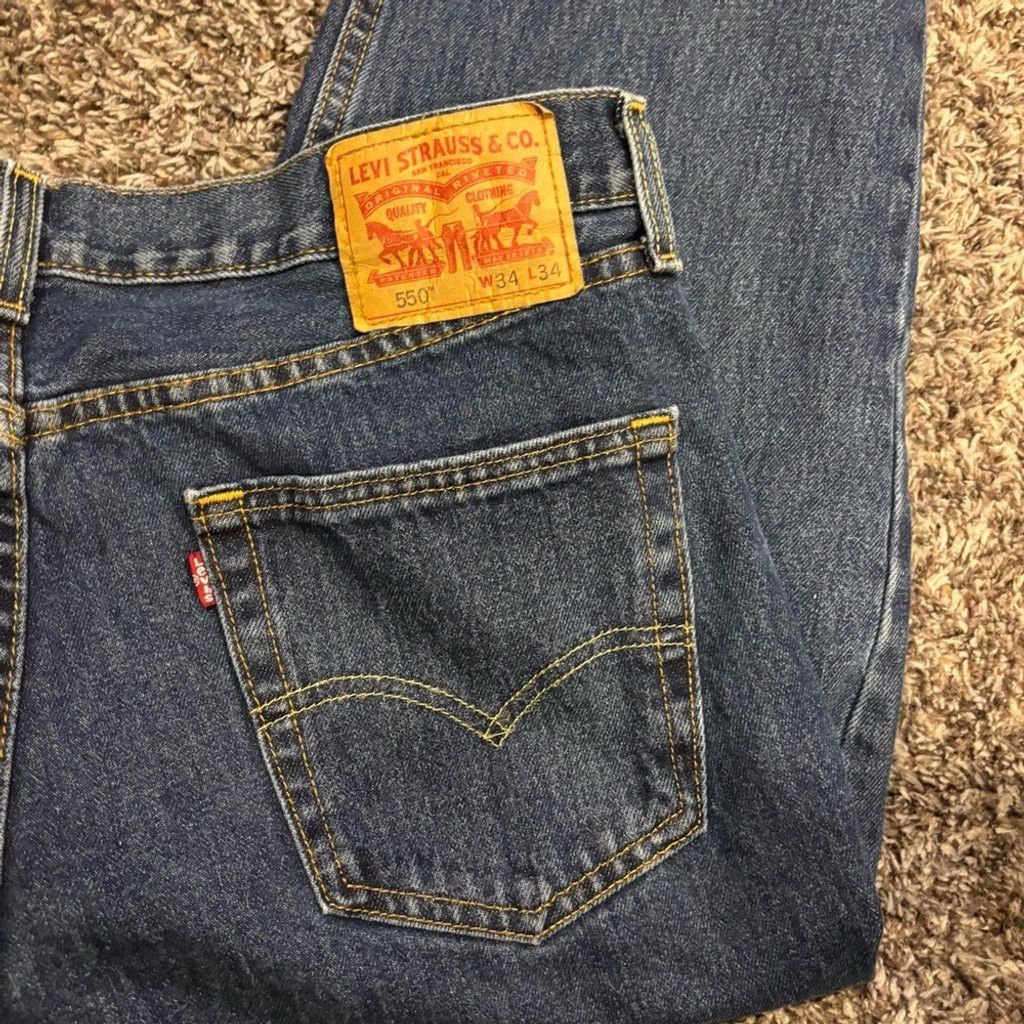 Levi's Levi's Men's 550 Relaxed Jeans Size US 34 / EU 50 - 3 Thumbnail