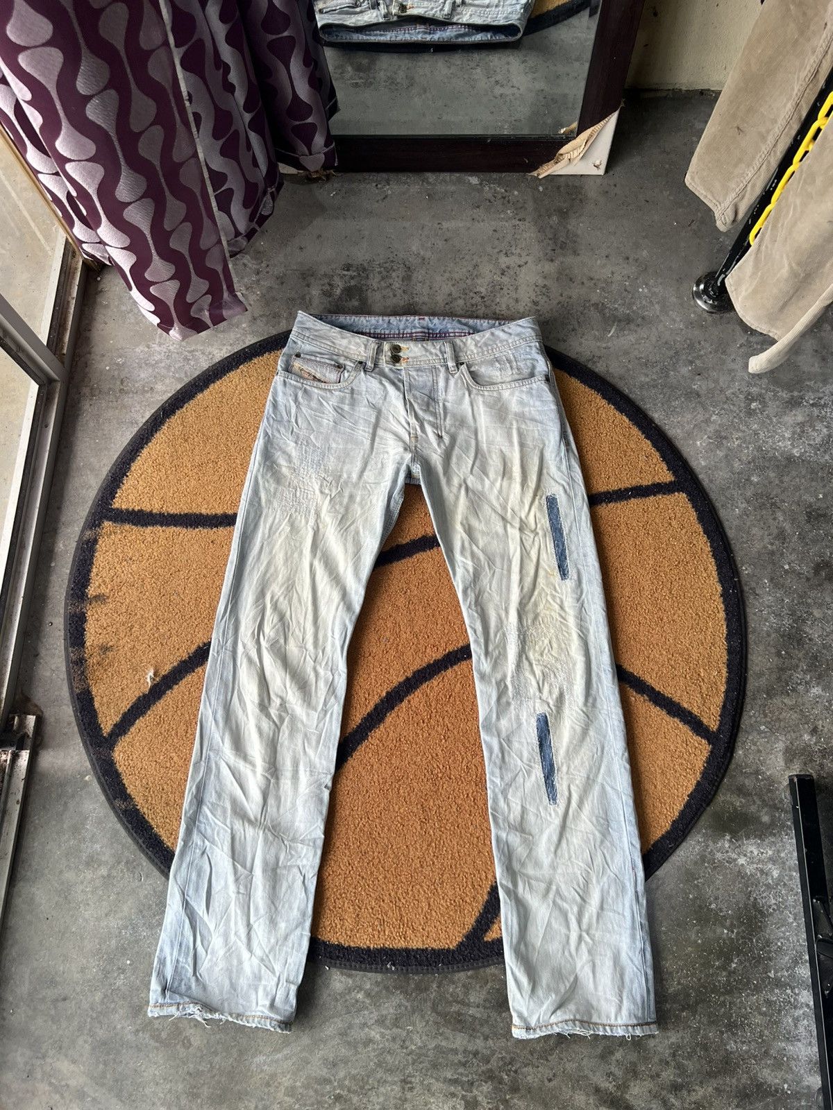 Diesel 🔥Vintage Diesel Industry Made in Italy Distressed Denim Size US 31 - 2 Thumbnail