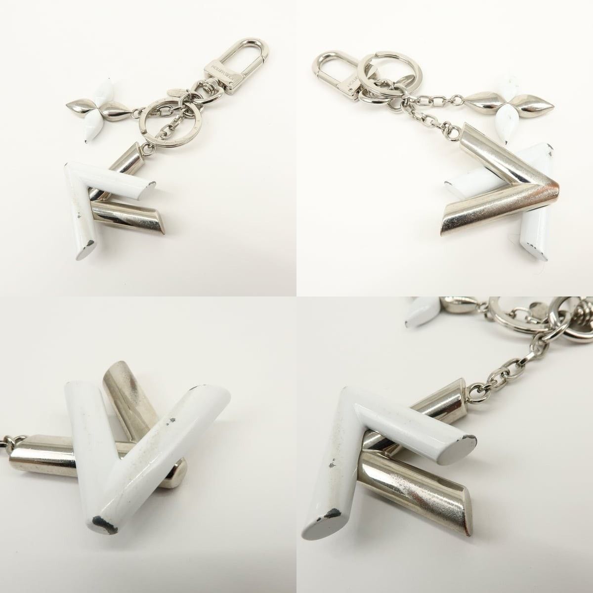 Louis Vuitton Louis Vuitton Twist Metal Bag Charm Silver Size ONE SIZE - 3 Thumbnail