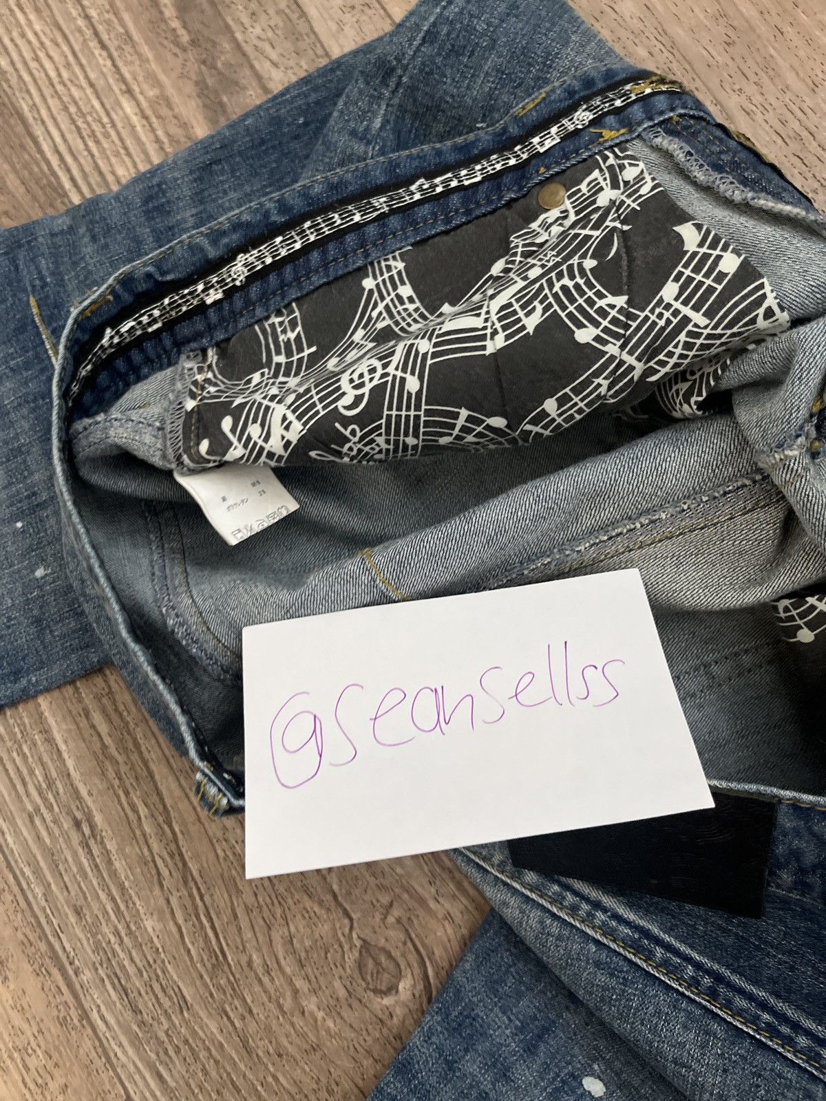 Number (N)ine Number (N)ine ripped denim Size US 32 / EU 48 - 5 Thumbnail
