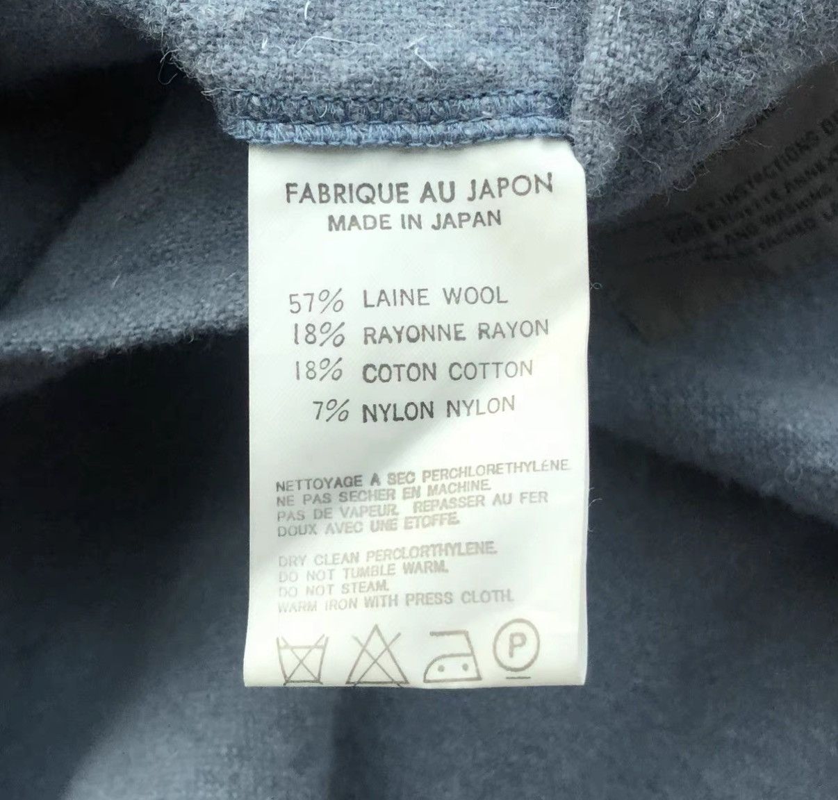 Yohji Yamamoto Yohji Yamamoto 01aw Haze Blue Fishtail Coat K4 Size US L / EU 52-54 / 3 - 5 Thumbnail