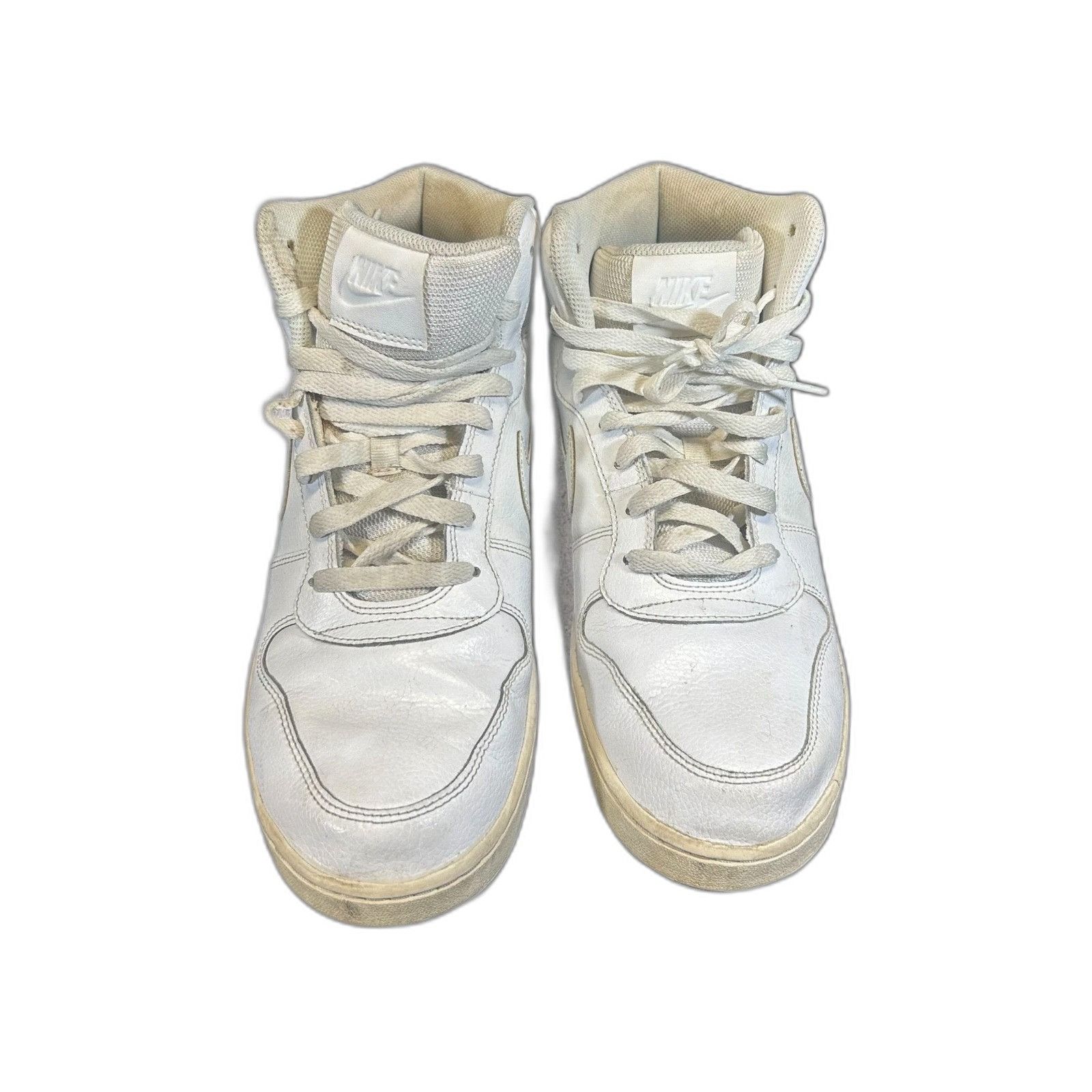 Nike Nike Ebernon Mid Triple White Mens Shoes Sneakers Size 11 Size US 11 / EU 44 - 4 Thumbnail