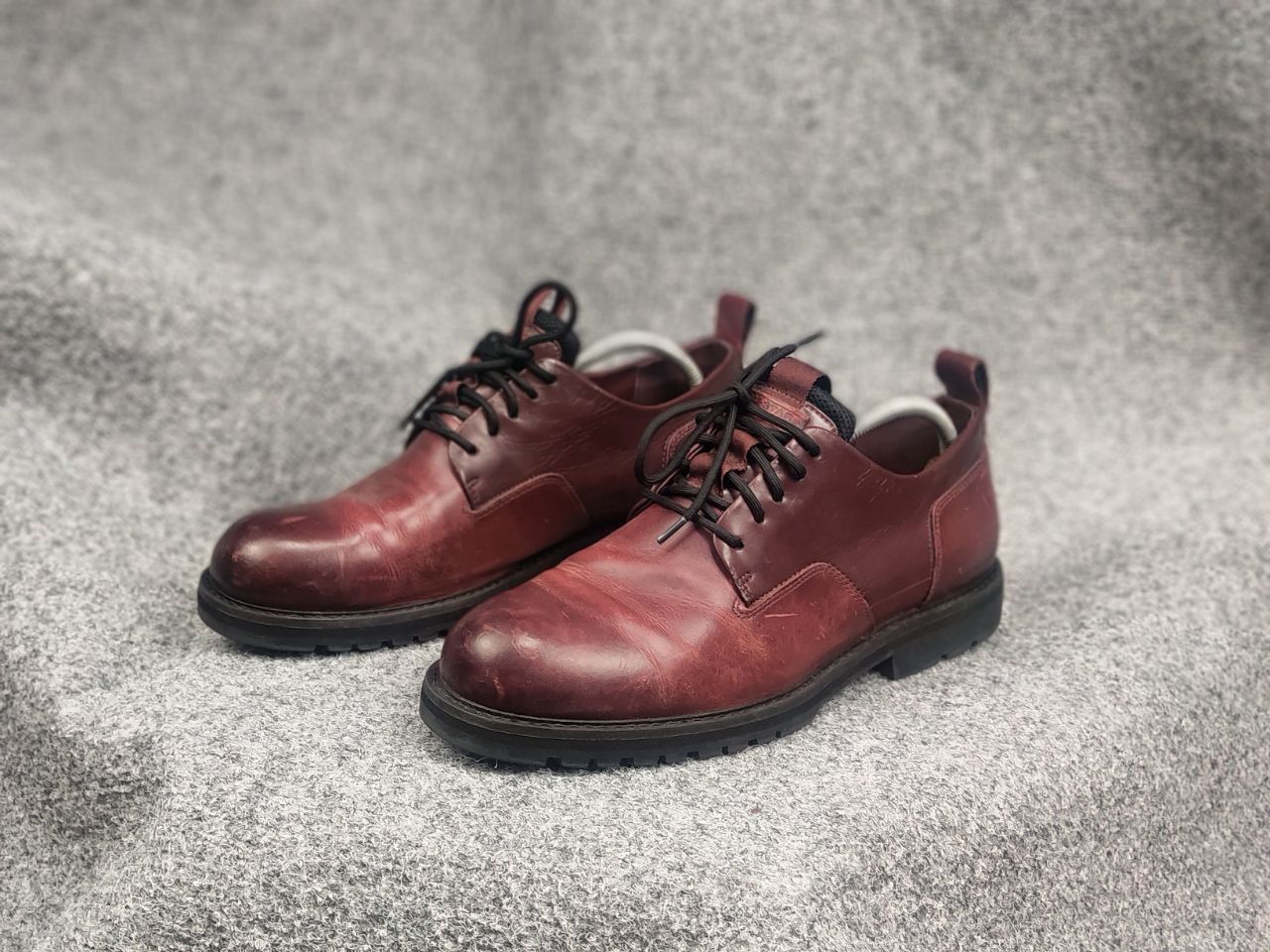 G-Star G Star Raw Dark Burgundy Leather Derby Shoes Avant Garde Size US 11 / EU 44 - 1 Thumbnail