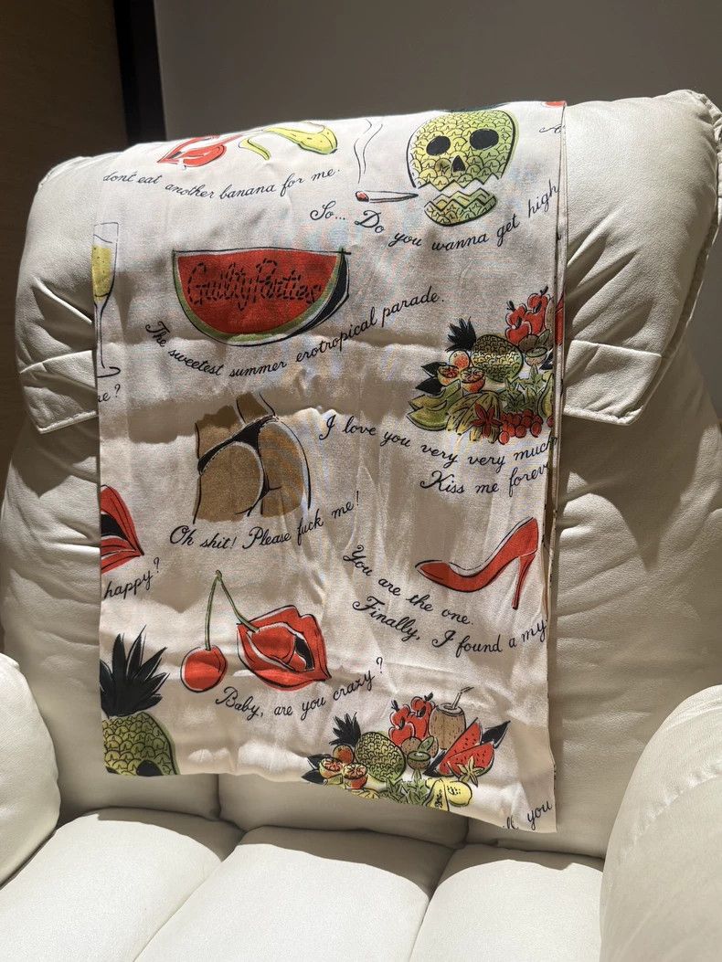 Wacko Maria Wacko Maria Silk Wheat Ear Scarf Size ONE SIZE - 5 Thumbnail
