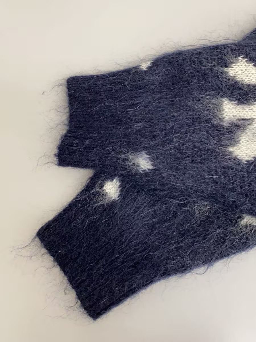 Needles New York Yankees Mohair Knit Cardigan Size US XS / EU 42 / 0 - 3 Thumbnail