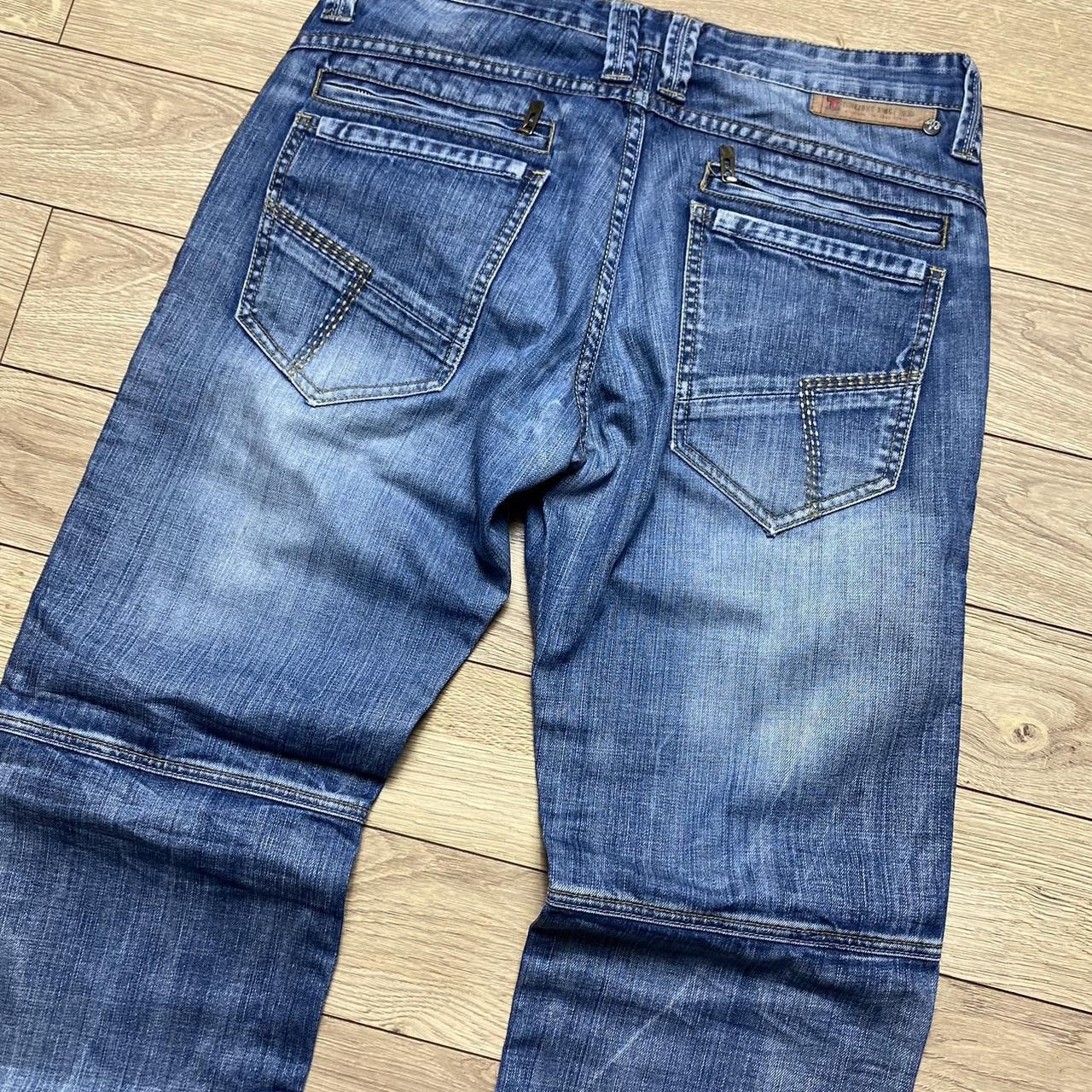 Japanese Brand 00s Timezone Baggy Jeans Blue 36" Size US 36 / EU 52 - 5 Thumbnail