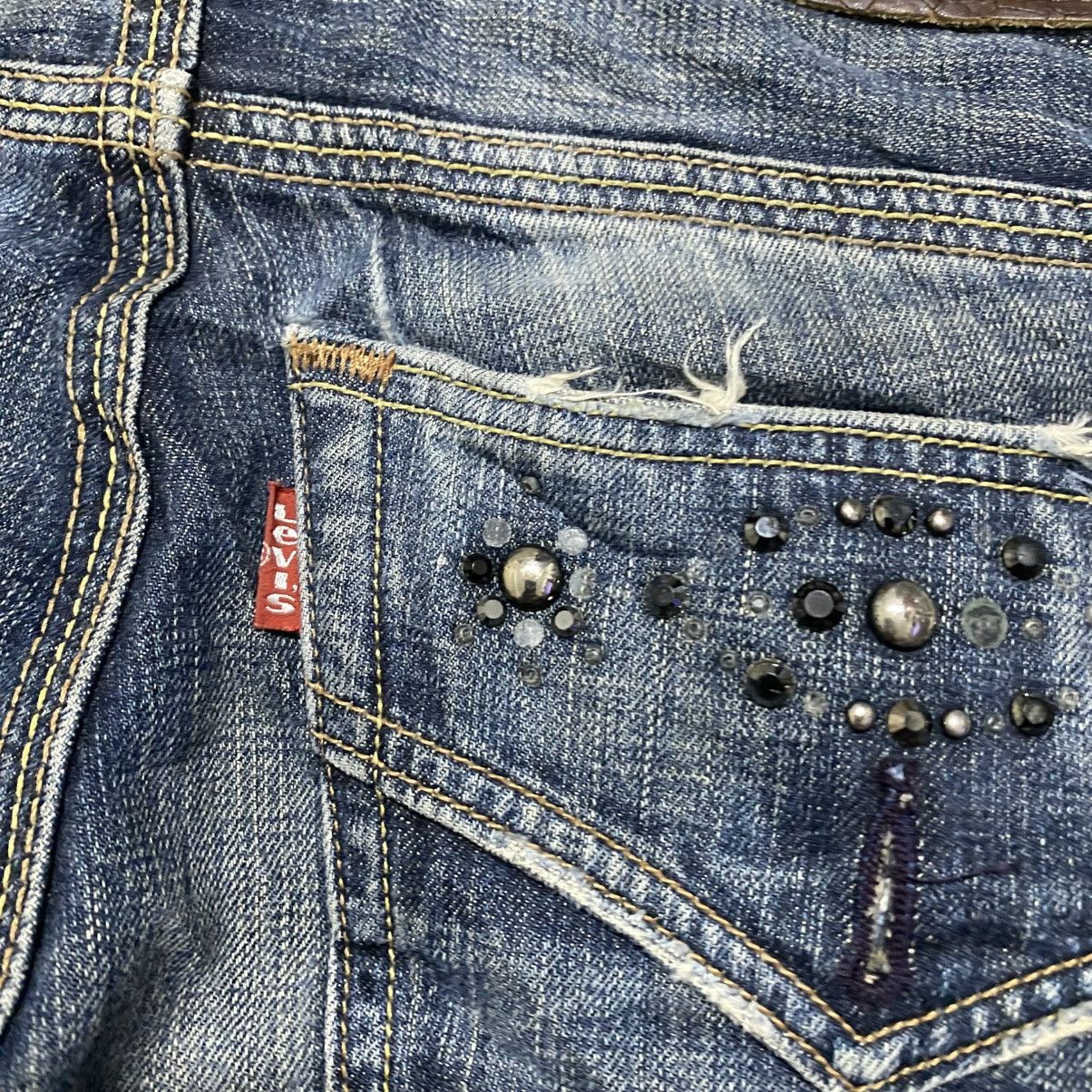 Levi's Y2K Levis 502 Gemstone Distressed Jeans Size US 29 - 19 Thumbnail