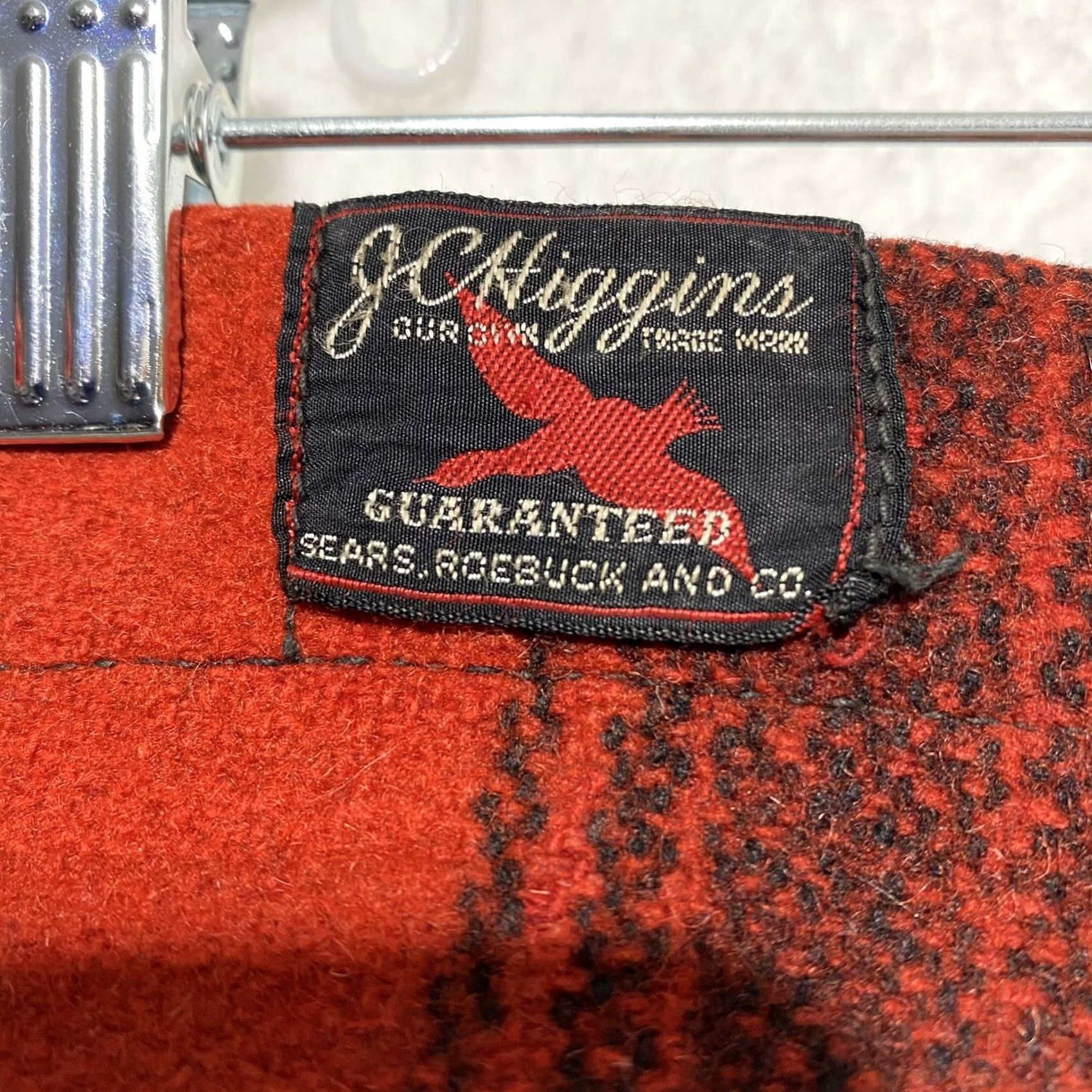 Sears VINTAGE Sears Roebuck J.C. Higgins Red Plaid Wool Hunting Pants Knickers 34 Wool Red 1930s Mens Size US 32 / EU 48 - 7 Thumbnail