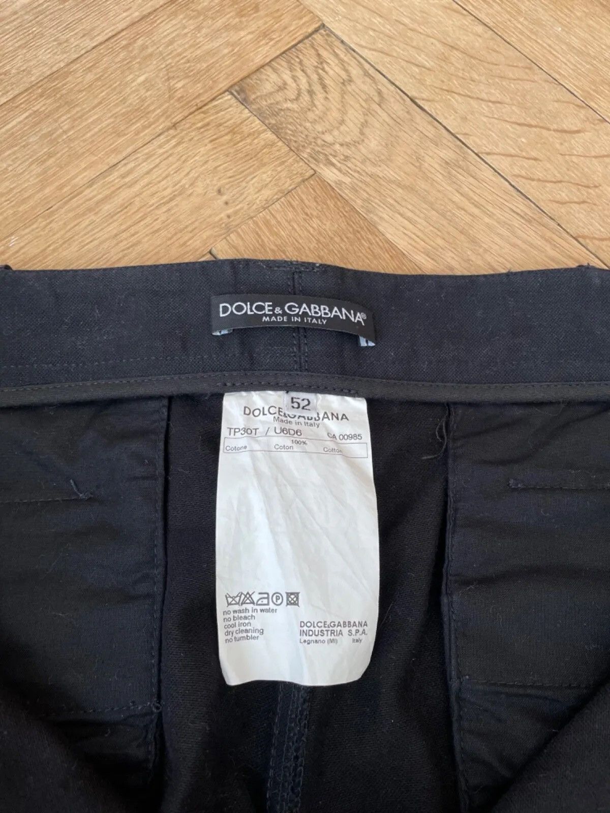 Dolce & Gabbana Dolce & Gabbana AW2006 Bondage Buckle Zipper Black Pants Size US 34 / EU 50 - 4 Thumbnail