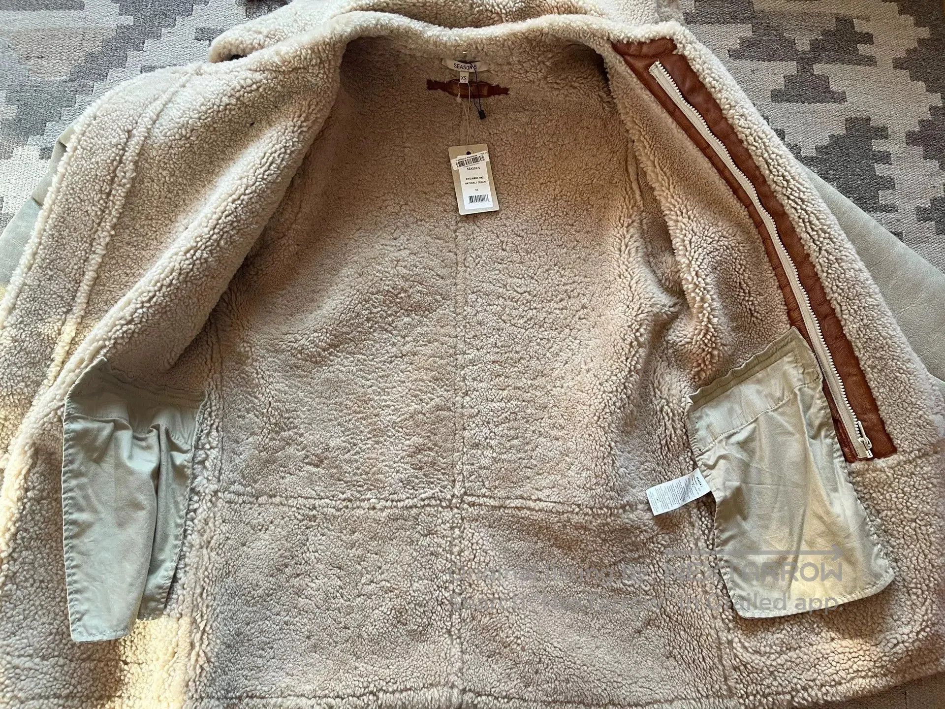 Yeezy Yeezy Season 5 Shearling Pilot B7 Coat. Size US XS / EU 42 / 0 - 7 Thumbnail
