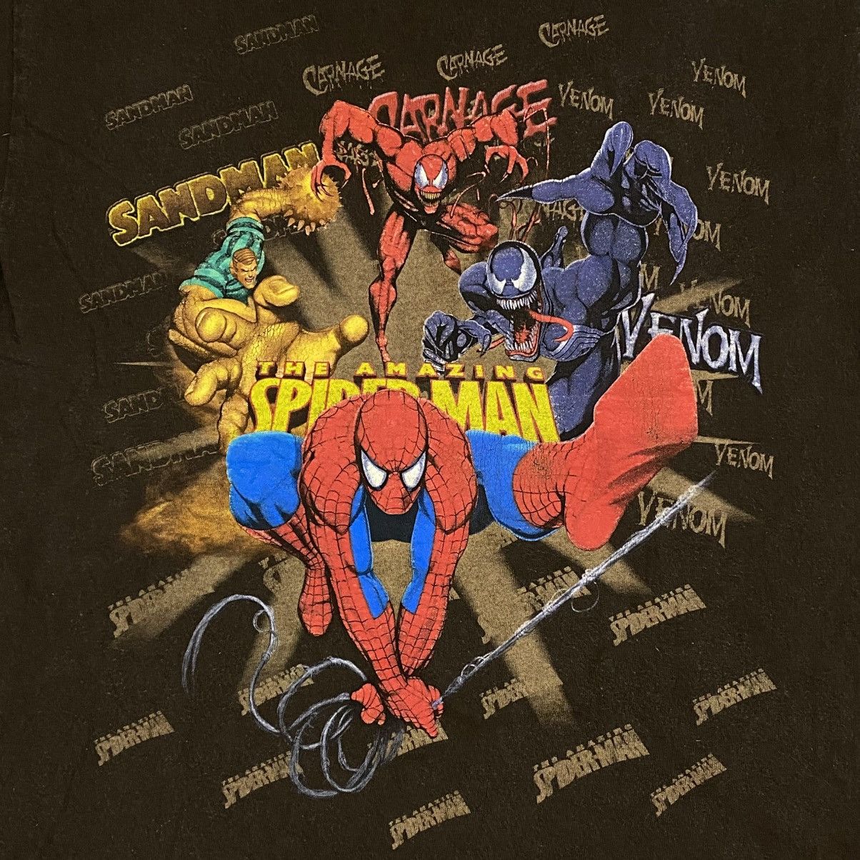Marvel Comics × Vintage Vintage movie cartoon the amazing spiderman vs. Villain Size US S / EU 44-46 / 1 - 2 Thumbnail