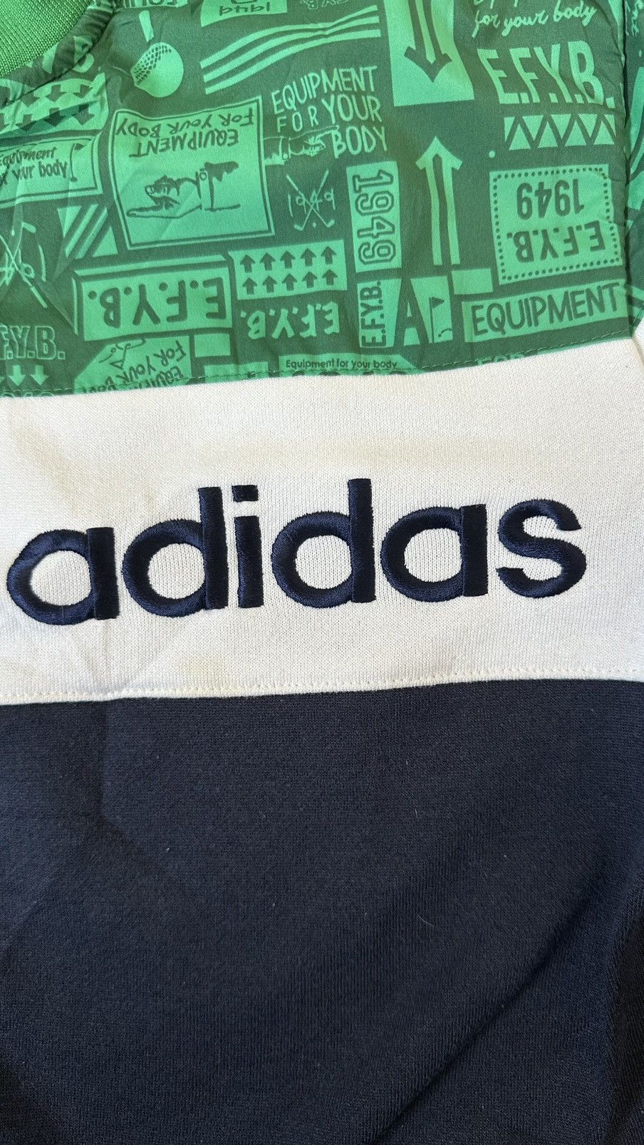 Adidas VINTAGE Y2K ADIDAS EQUIPMENT FOR YOUR BODY TRACKTOP Size US M / EU 48-50 / 2 - 5 Thumbnail
