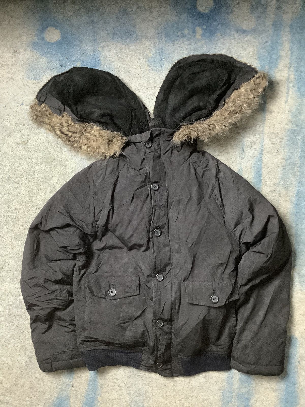Japanese brand GAP fur jacket like if6w9 LGB Style