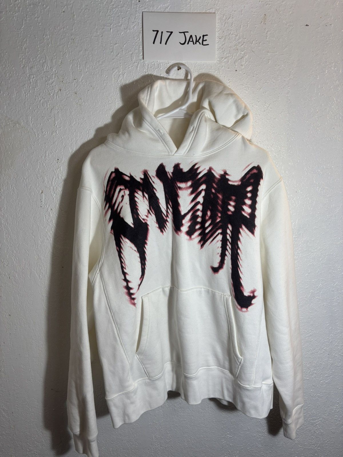 Revenge REVENGE WINDOW HOODIE CREAM/RED Size US XL / EU 56 / 4 - 1 Thumbnail