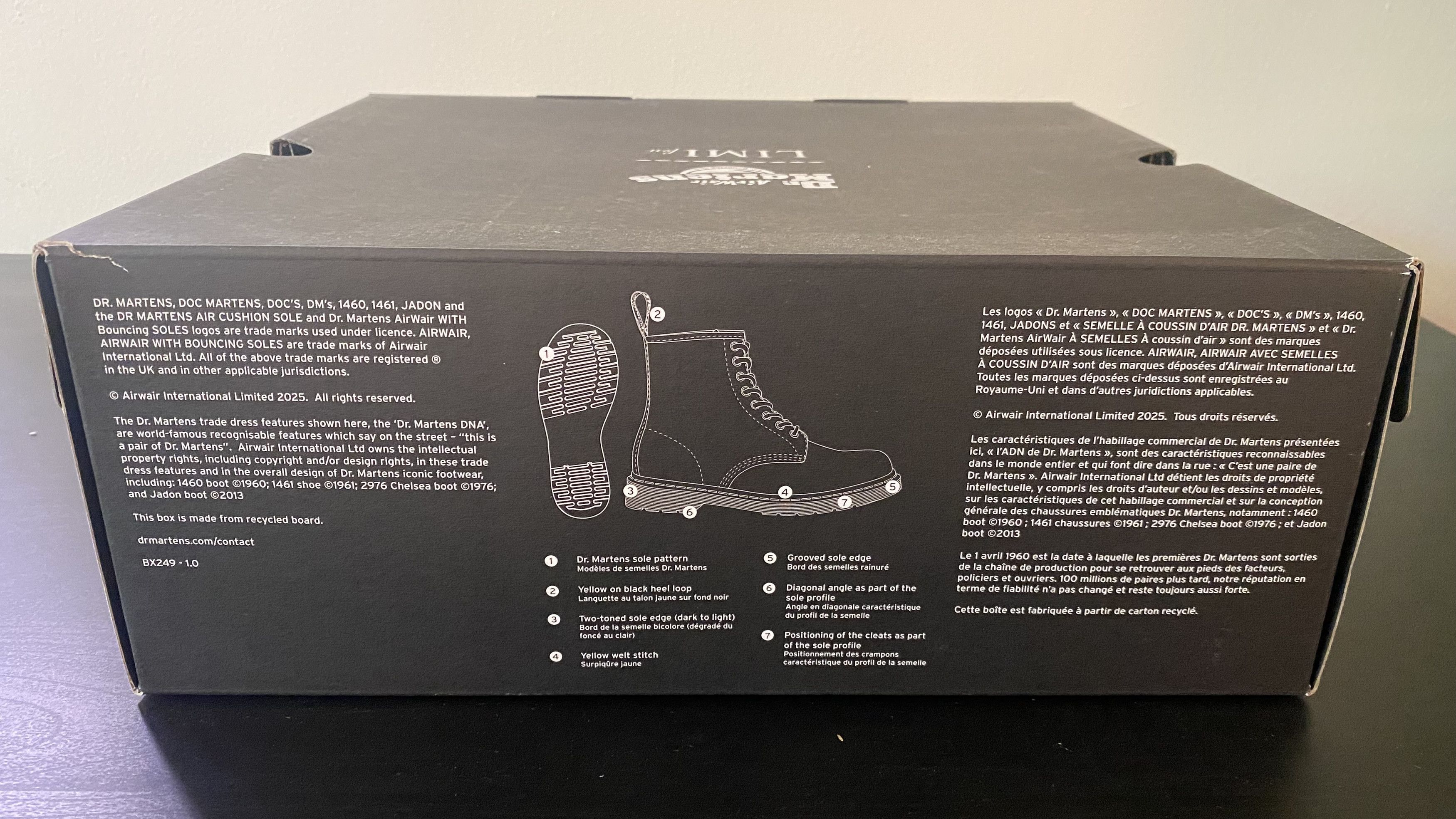 Dr. Martens × Yohji Yamamoto LIMI feu × Dr. Martens DOT BUTTON BOOTS Size US 9 / IT 39 - 11 Thumbnail