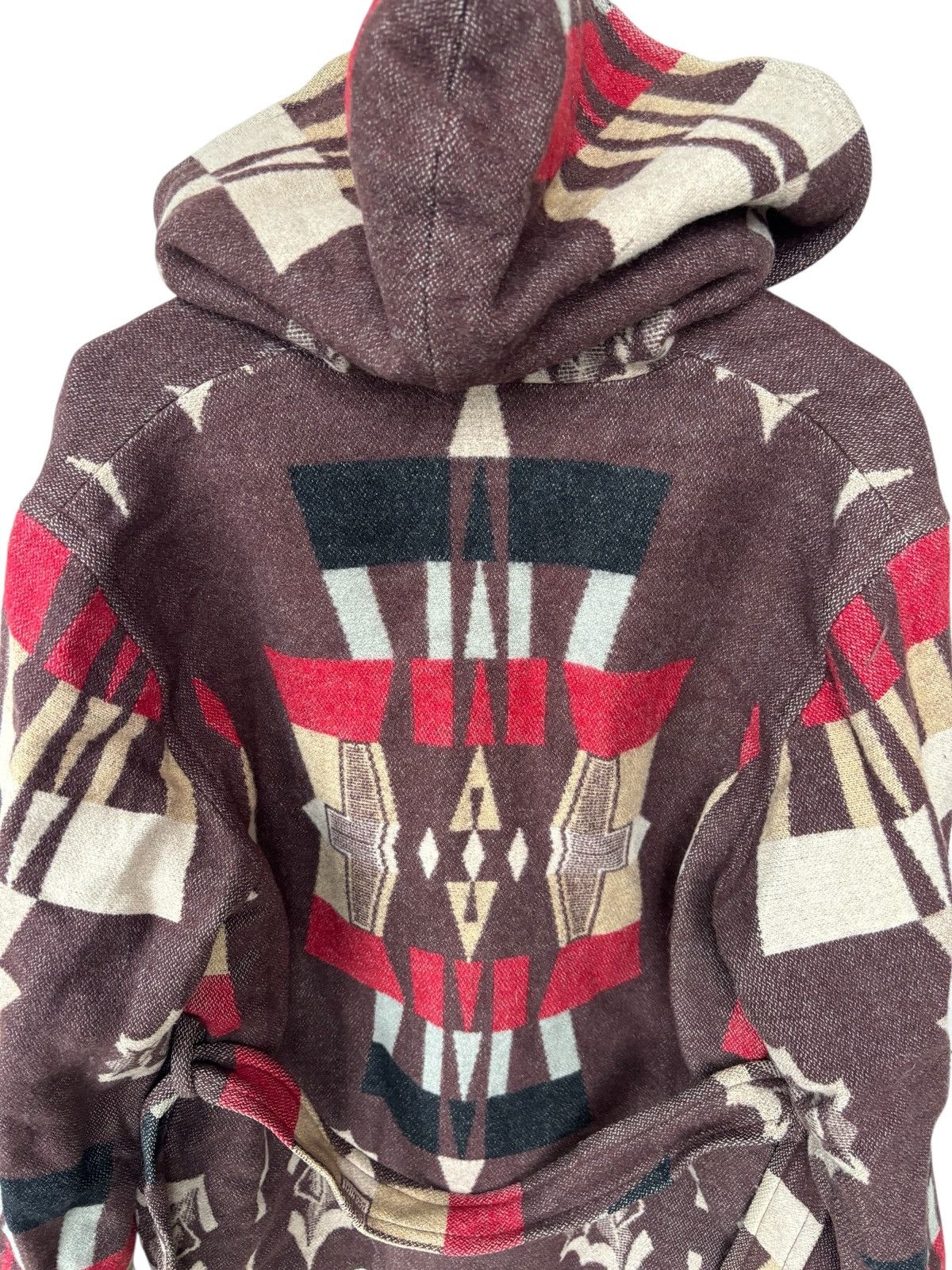 Ralph Lauren Vintage Ralph Lauren Aztec Wool Hooded Jacket Size US L / EU 52-54 / 3 - 7 Thumbnail