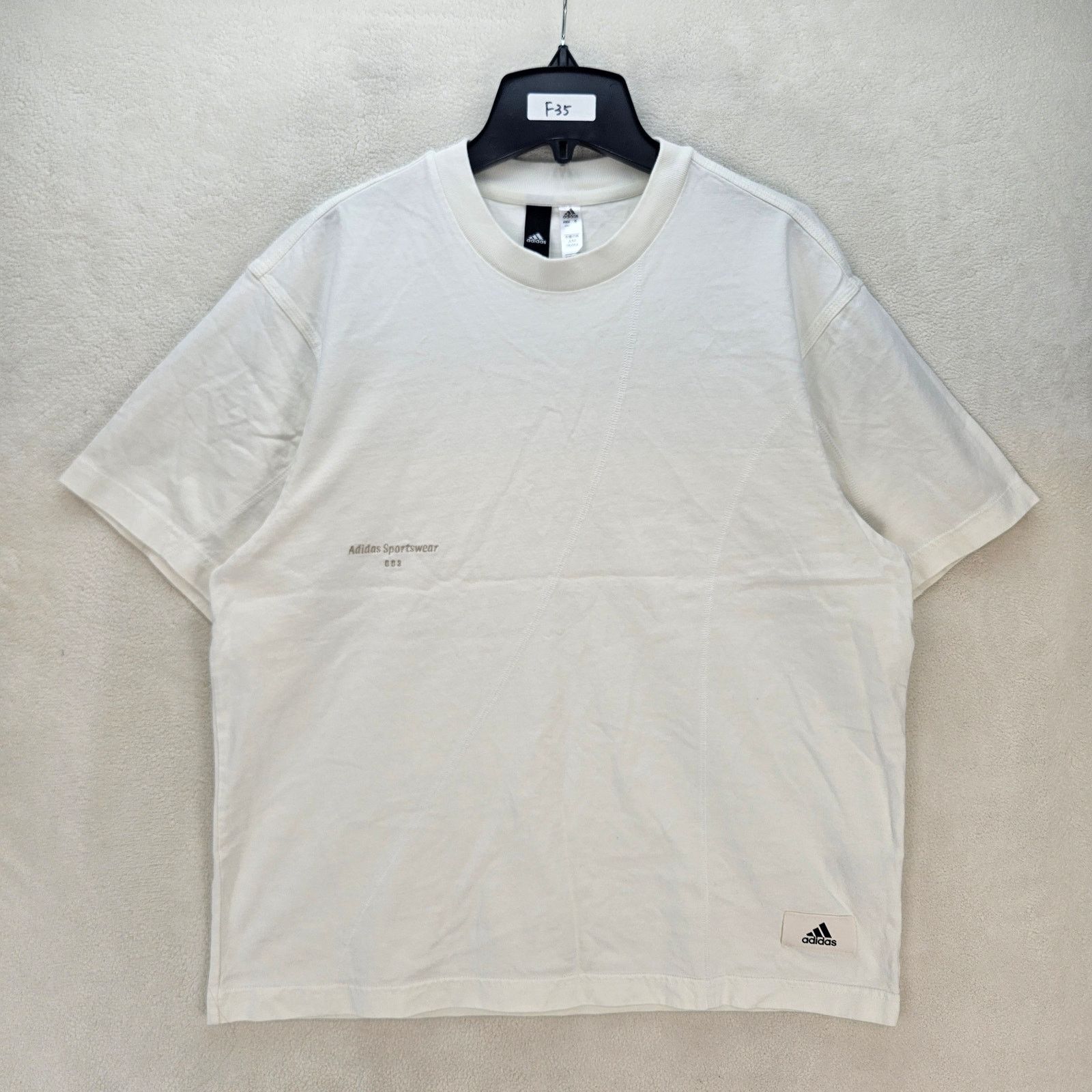 Adidas ADIDAS SPORTSWEAR UNISEX ASIA MEDIUM TSHIRT WHITE IP4979 Size US M / EU 48-50 / 2 - 1 Thumbnail