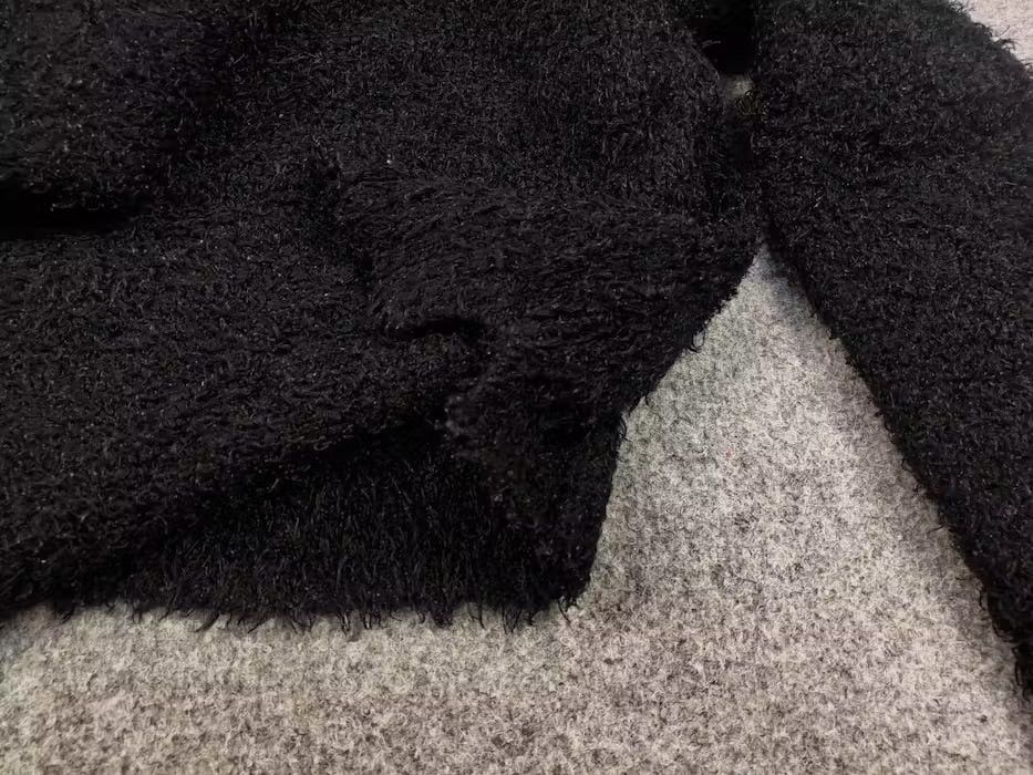 Other Vintage 90's Japanese Black Mohair Style Fuzzy Sweater Y2K Size US S / EU 44-46 / 1 - 5 Thumbnail