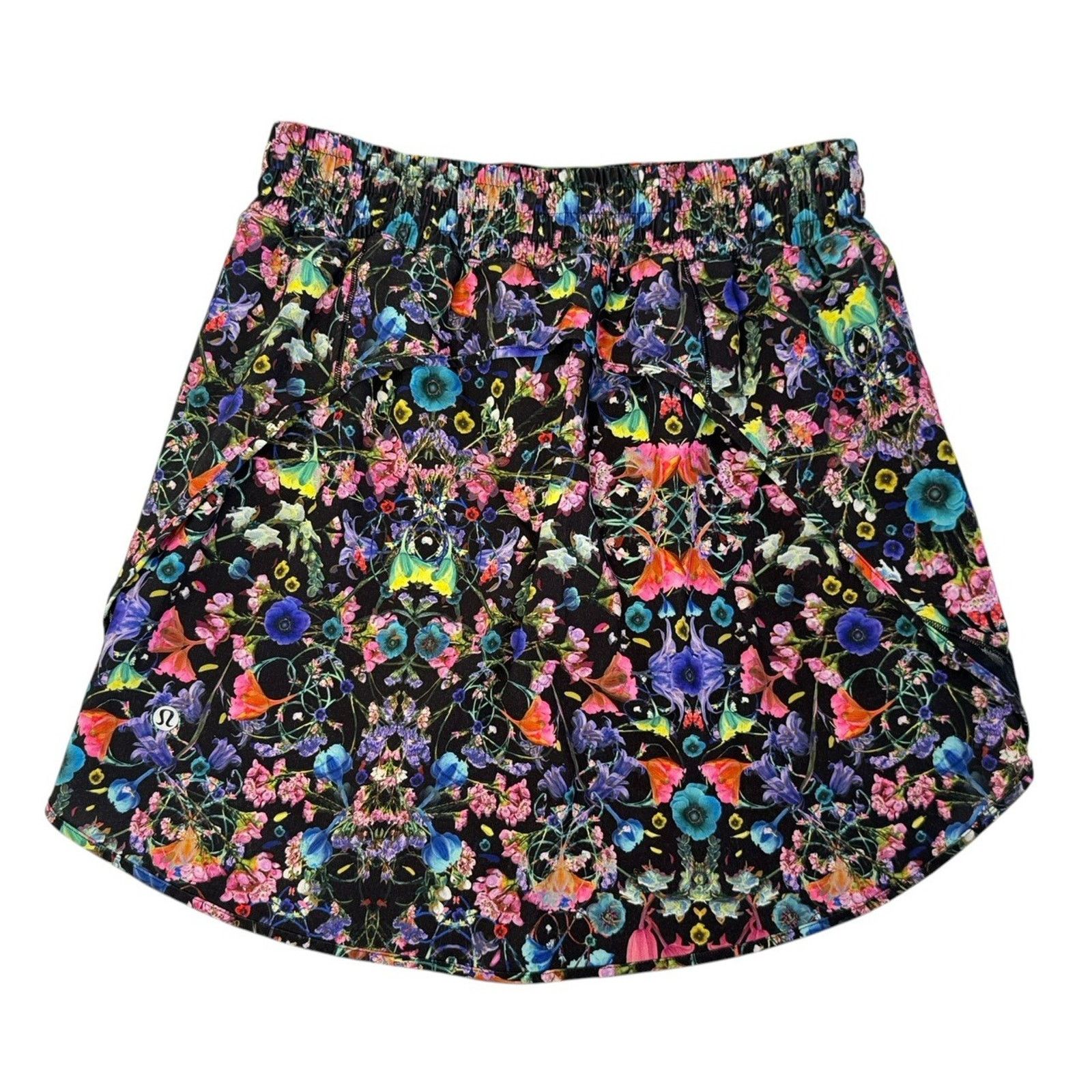 Lululemon LULULEMON Hotty Hot High Rise Skirt Skort Long Flowerscope 6 Size 28" / US 6 / IT 42 - 7 Thumbnail