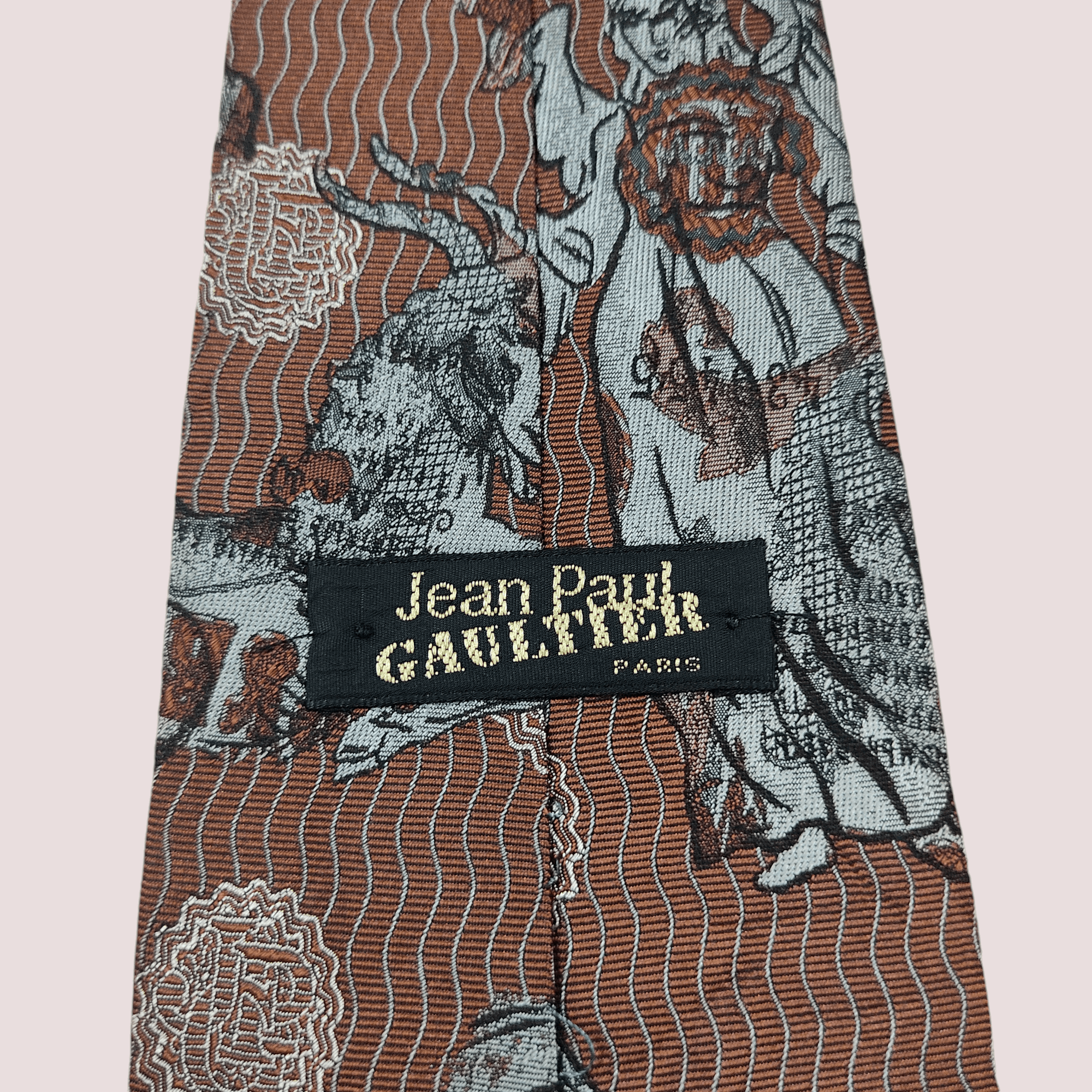 Jean Paul Gaultier JPG Jean Paul Gaultier AOP Cravatta Silk Tie Size ONE SIZE - 13 Thumbnail