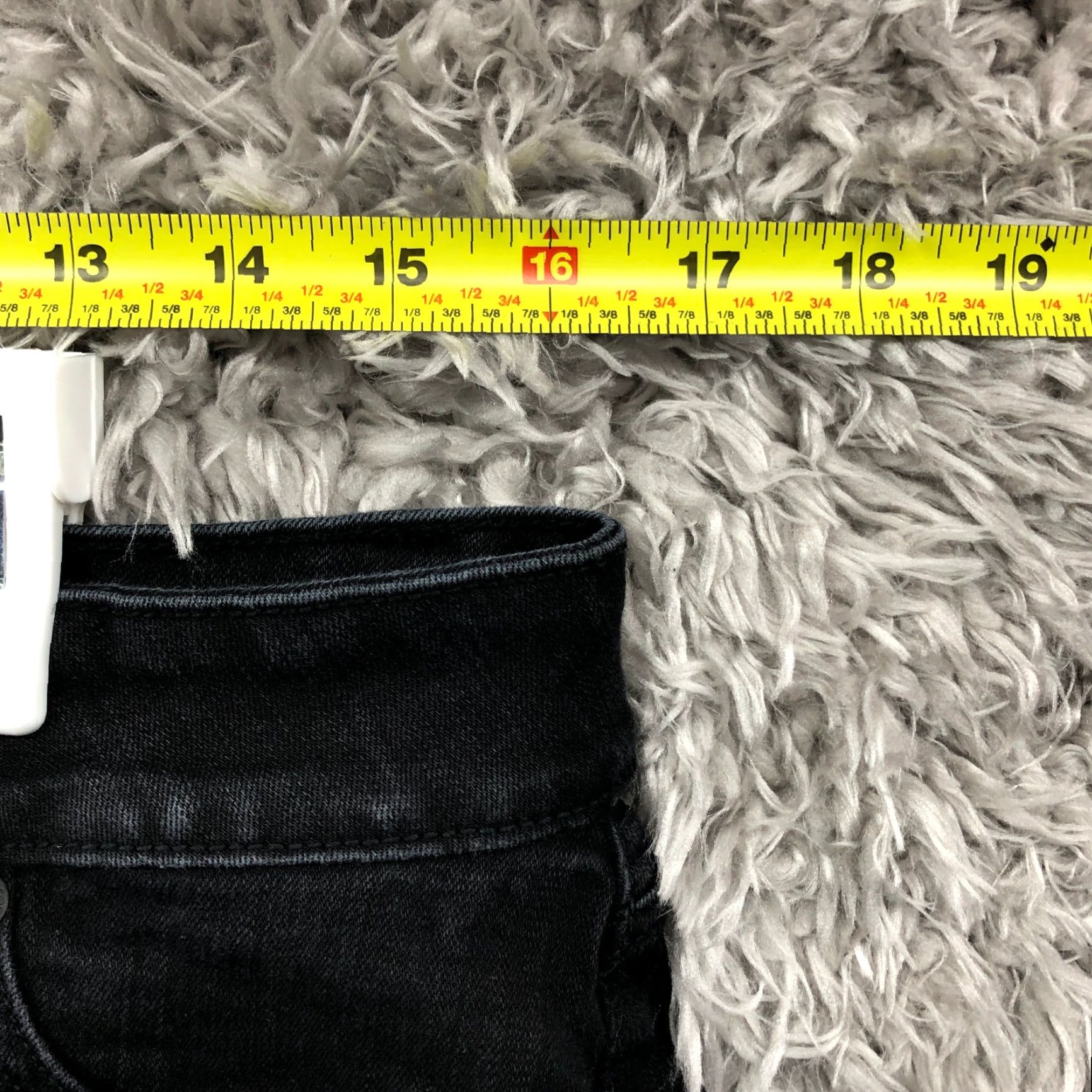 Vintage Maurices Jeans Skinny Women's Regular Dark Black Denim 32in Waist L Mid Rise 28in Inseam Size 36" / US 14 / IT 50 - 2 Thumbnail
