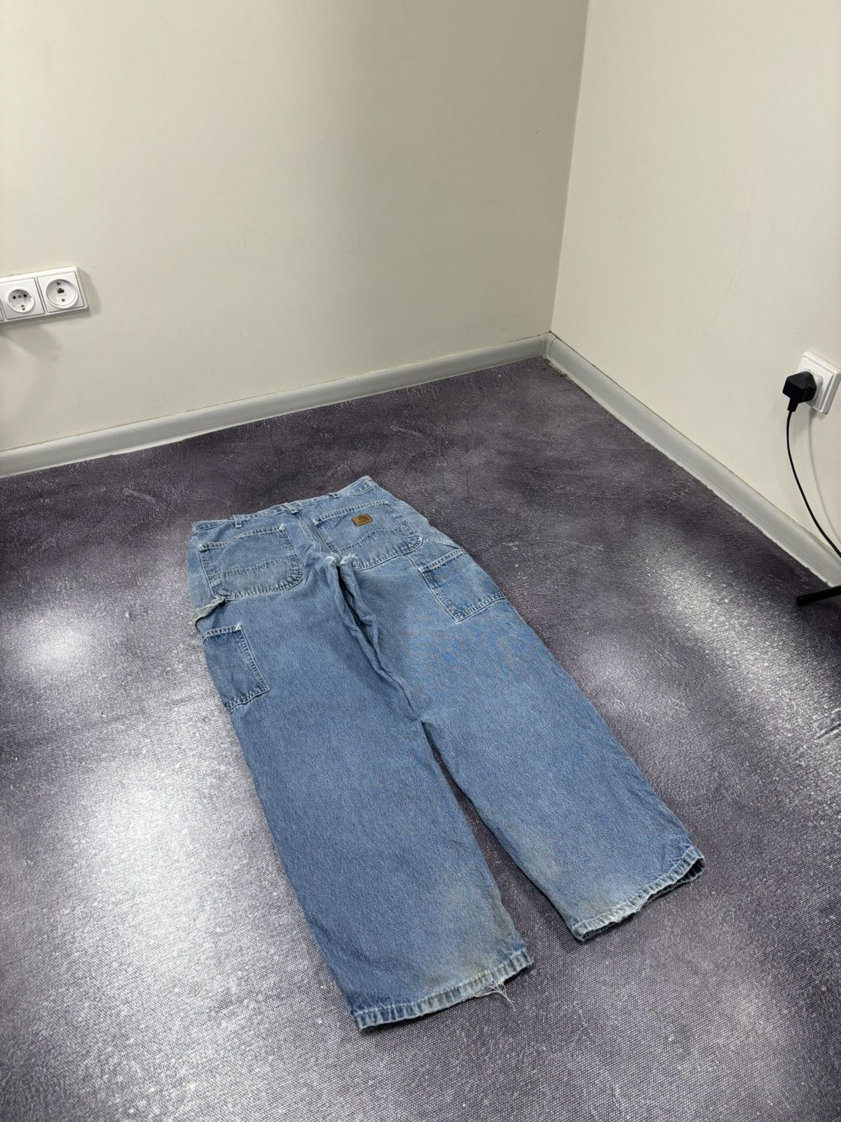 Carhartt Vintage Carhartt Original Dungaree Fit Y2K Work Baggy Jeans Size US 32 / EU 48 - 3 Thumbnail