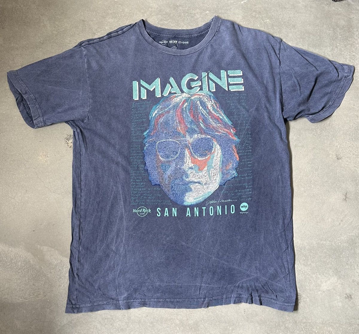 Hard Rock Cafe HARD ROCK CAFE JOHN LENNON IMAGINE TEE Size US L / EU 52-54 / 3 - 1 Thumbnail