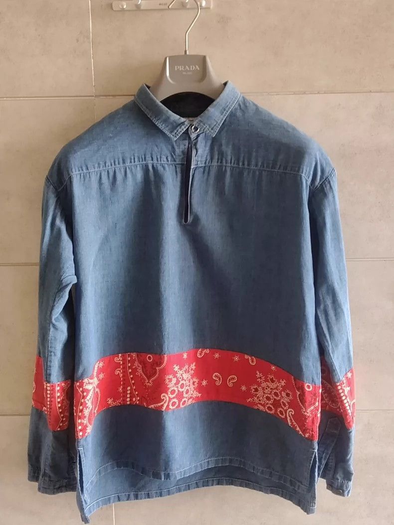 Visvim VisvimVisvim Border Tunic Long Sleeve Shirt-2504 Size US M / EU 48-50 / 2 - 1 Thumbnail