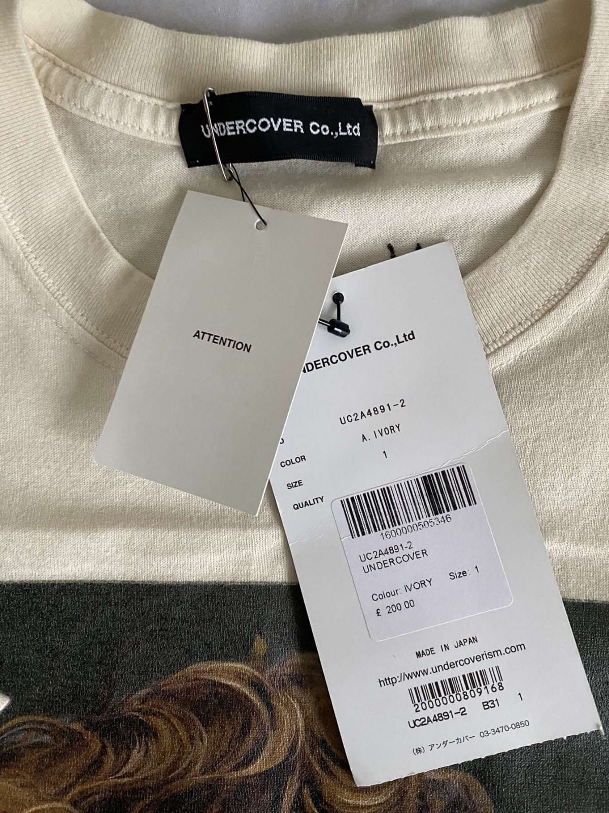 Undercover Butterfly Girl Tee Size US S / EU 44-46 / 1 - 4 Thumbnail
