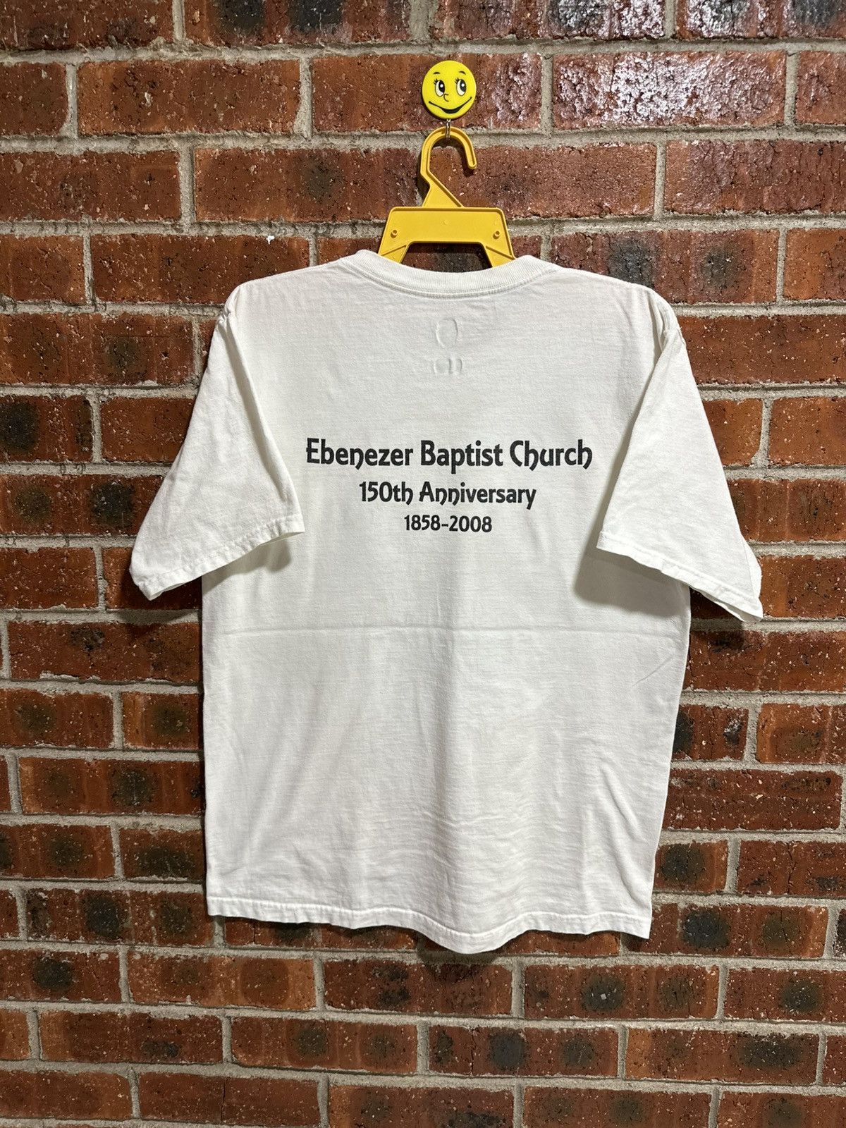Fruit Of The Loom × Vintage Vintage Ebenezer Baptist Church 150th Anniversary Faded Tee Size US L / EU 52-54 / 3 - 7 Thumbnail