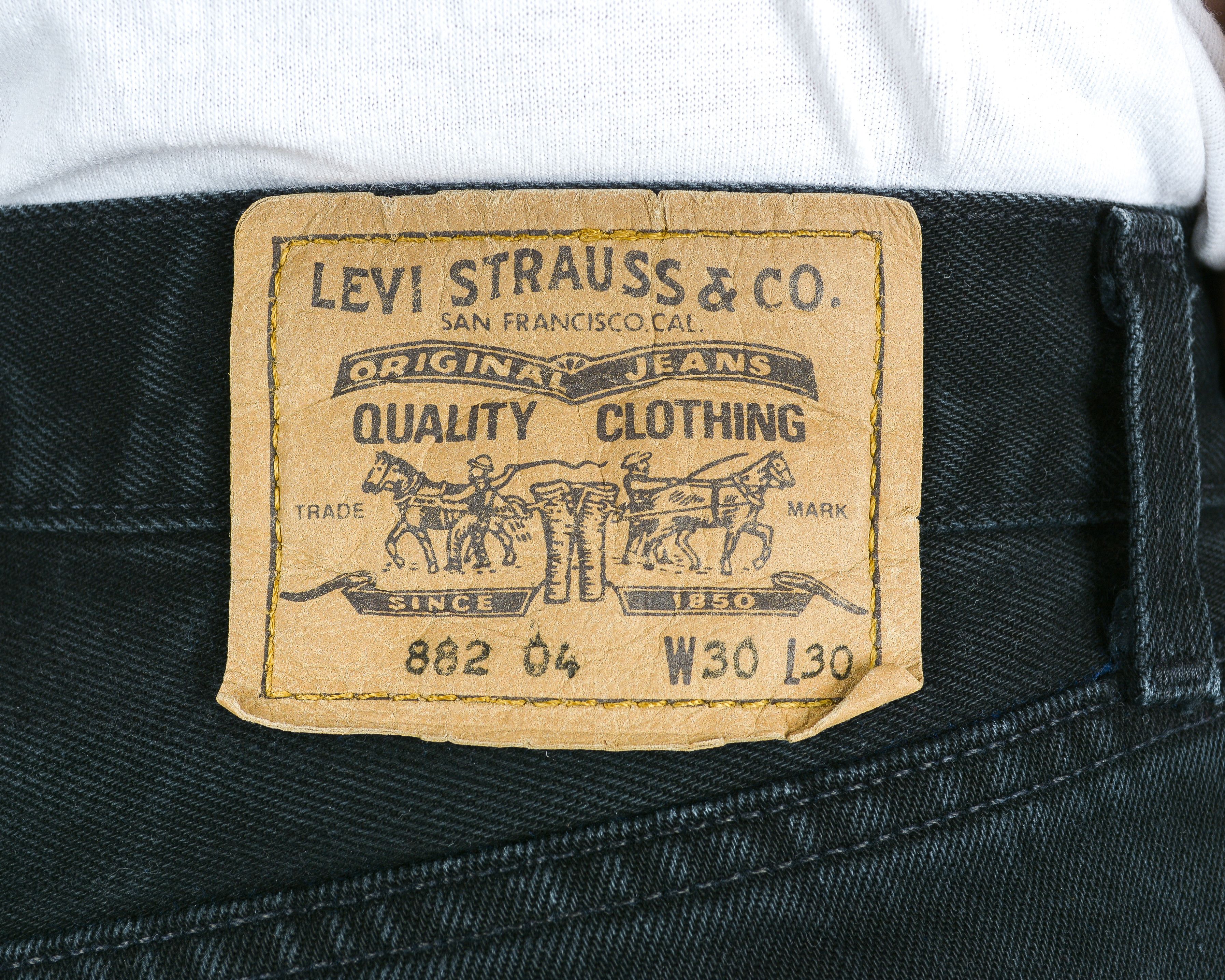 Levi's 882 04 Mens W30 L30 Regular Straight Orange Tab Jeans Denim Size US 30 / EU 46 - 6 Thumbnail