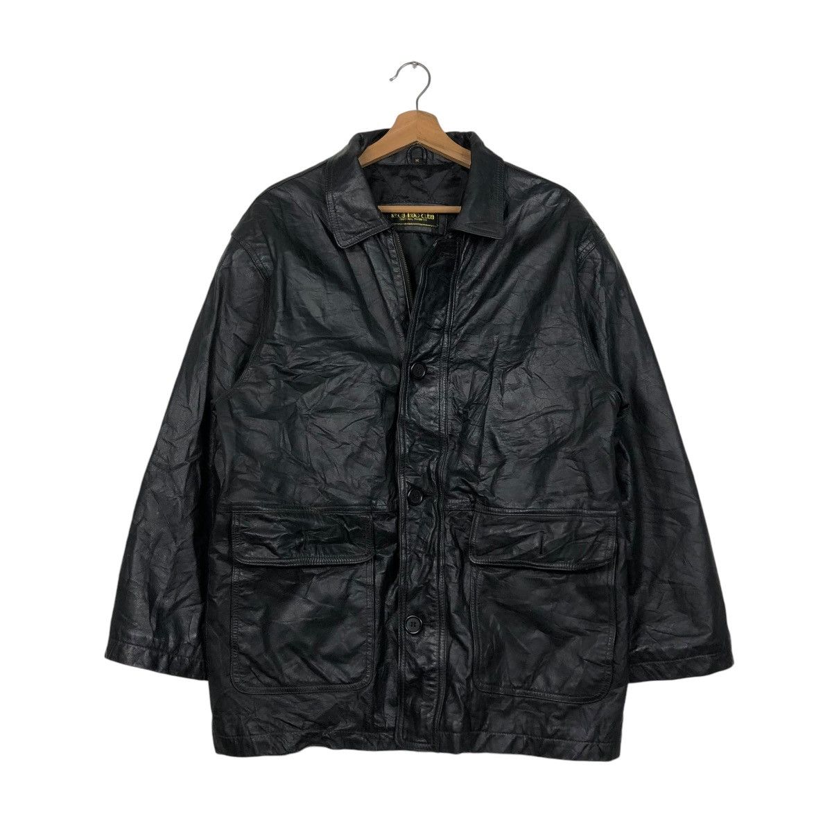Japanese Brand 🔥VINTAGE BIKER LEATHER JACKET RECUERDO ISSEY MIYAKE Size US M / EU 48-50 / 2 - 3 Thumbnail